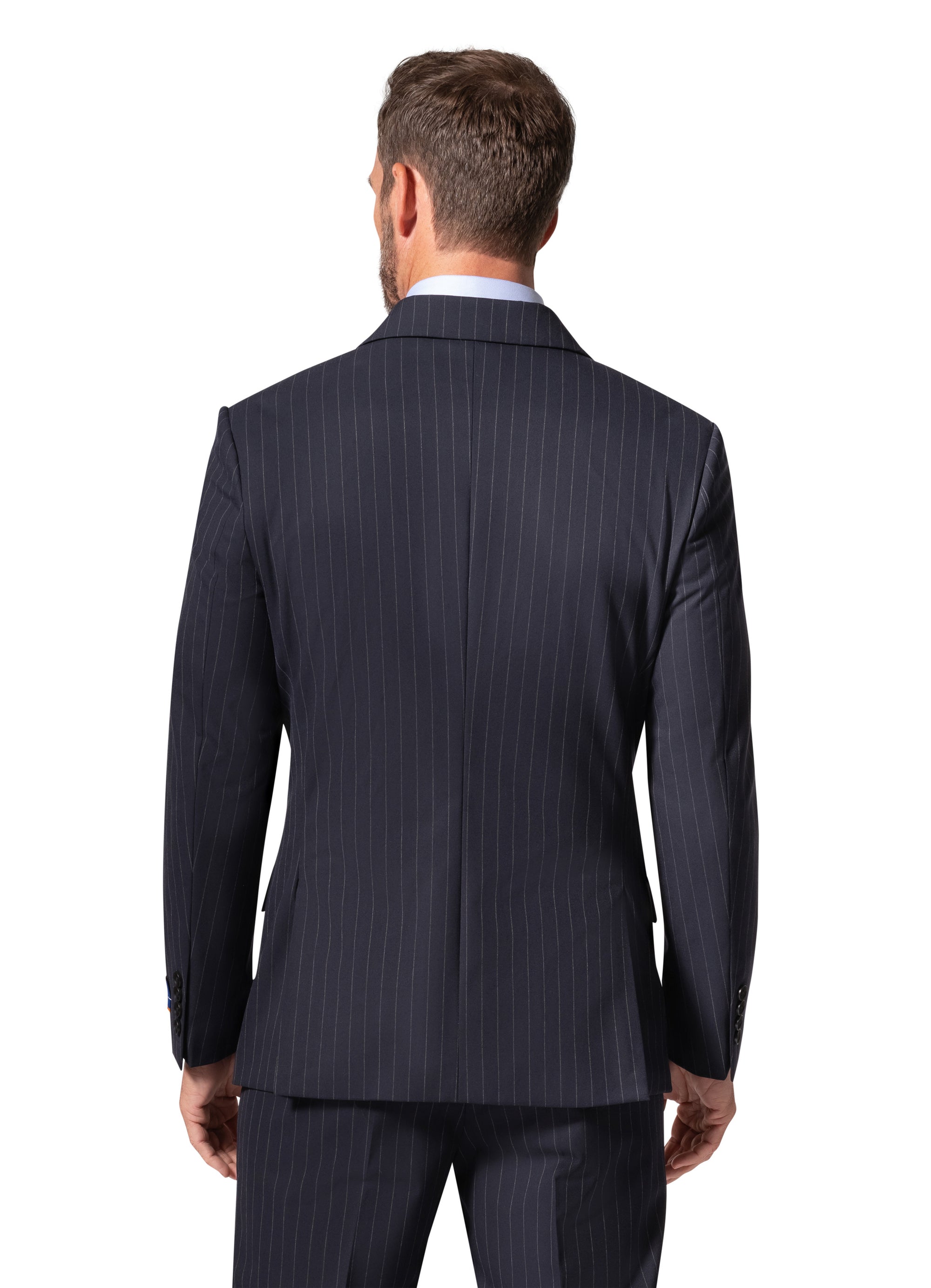 Bergamo Orange BP04K-E32 D/B Slim Suit - Navy