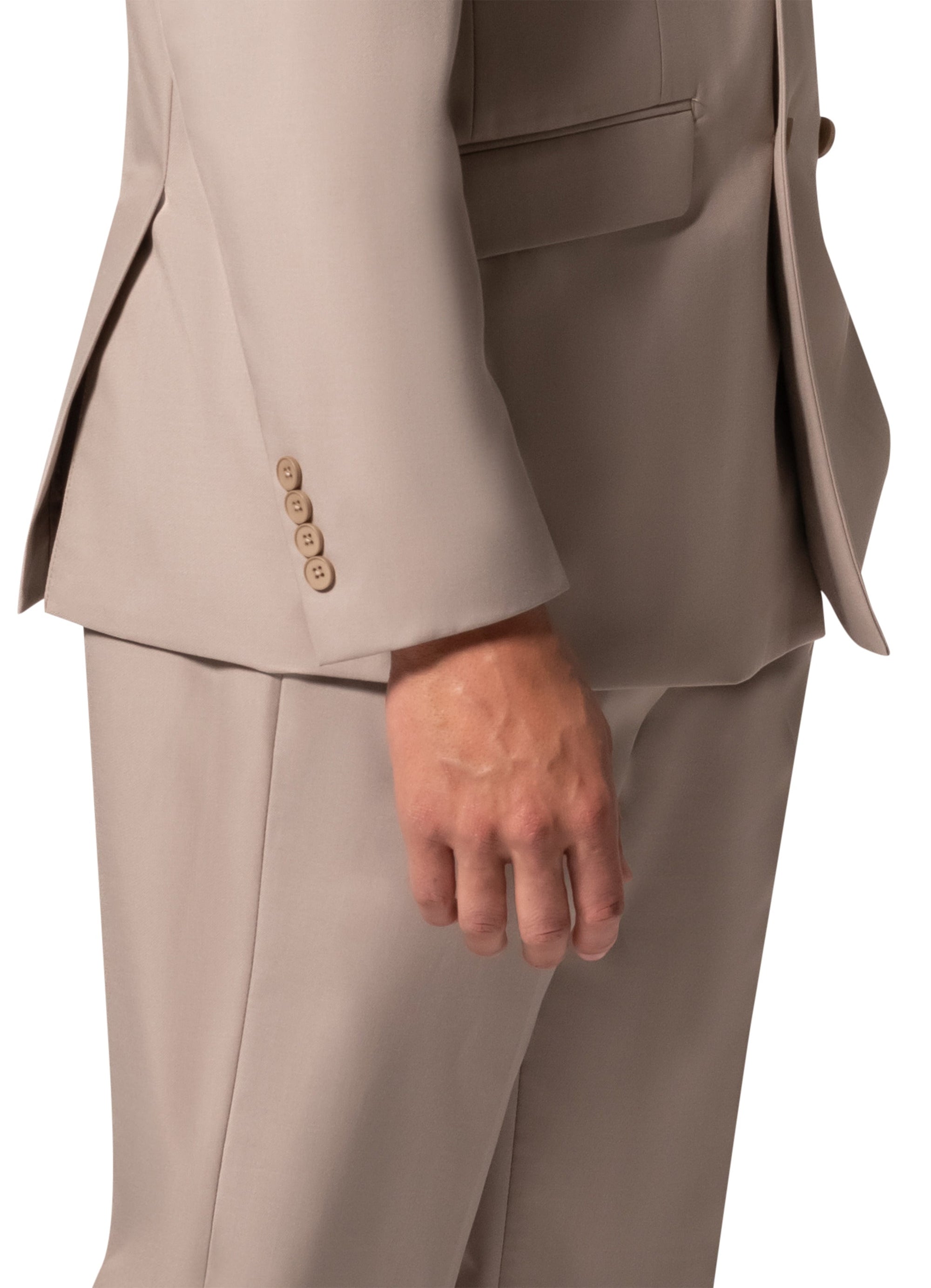 Bergamo Orange A6732 D/B Modern Fit Suit - Tan