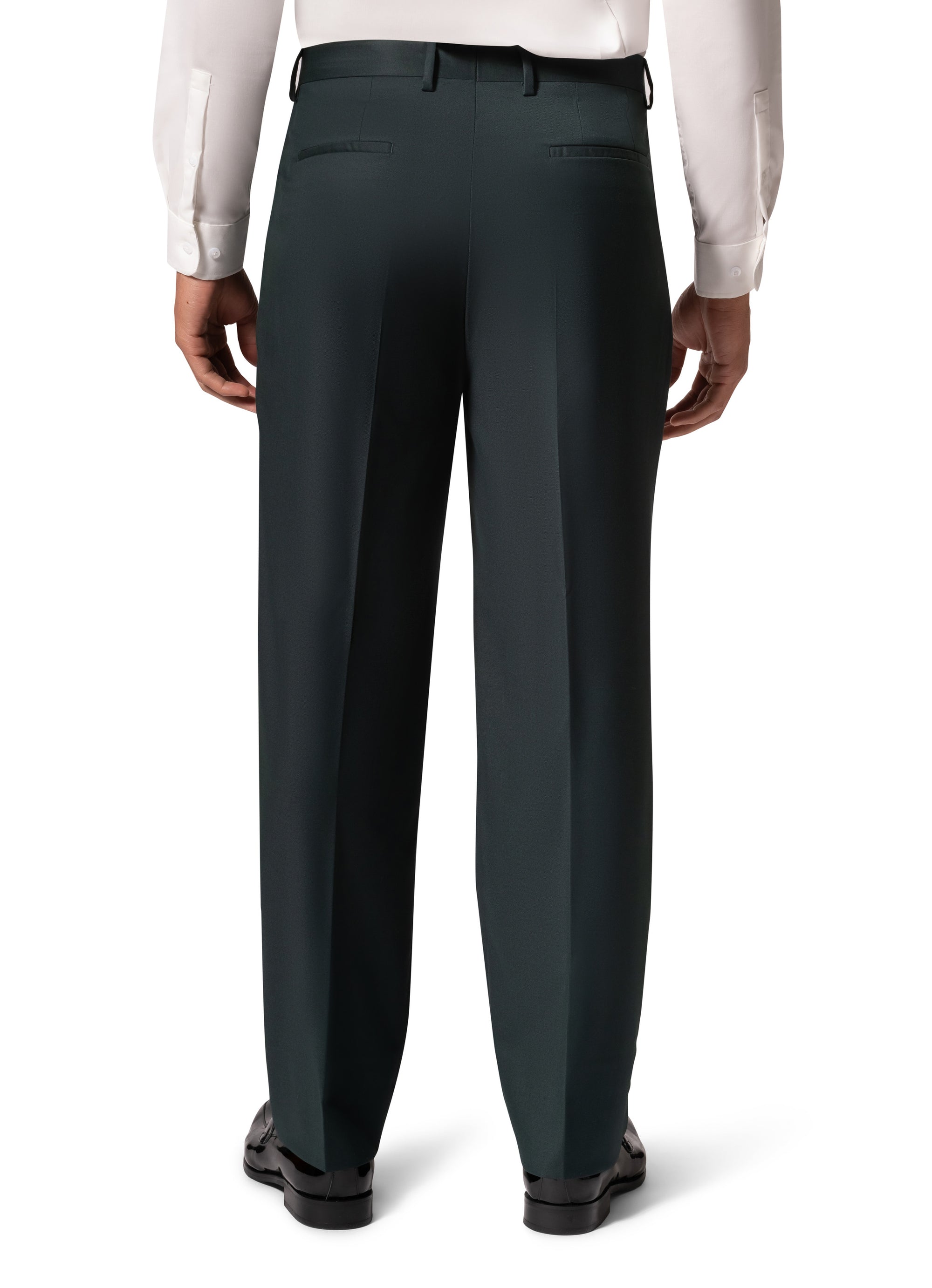 Bergamo Orange MARCO UNI 3PC modern Peak Suit - Hunter Green