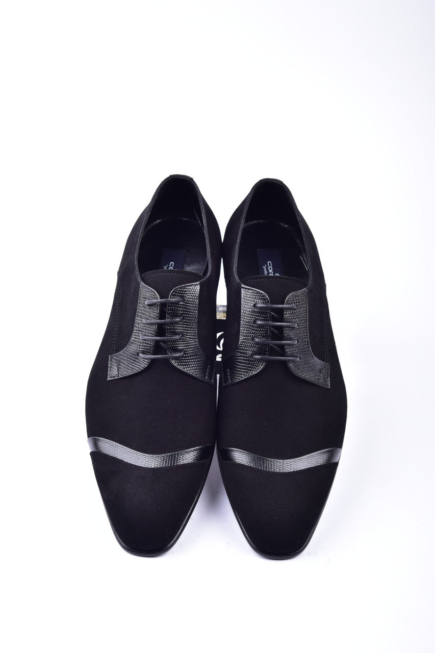Corrente 2432 Suede Lace up - Black