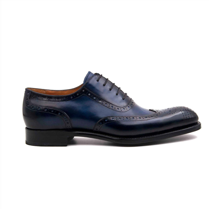 H and H Oxford Lace Up Shoes - Navy