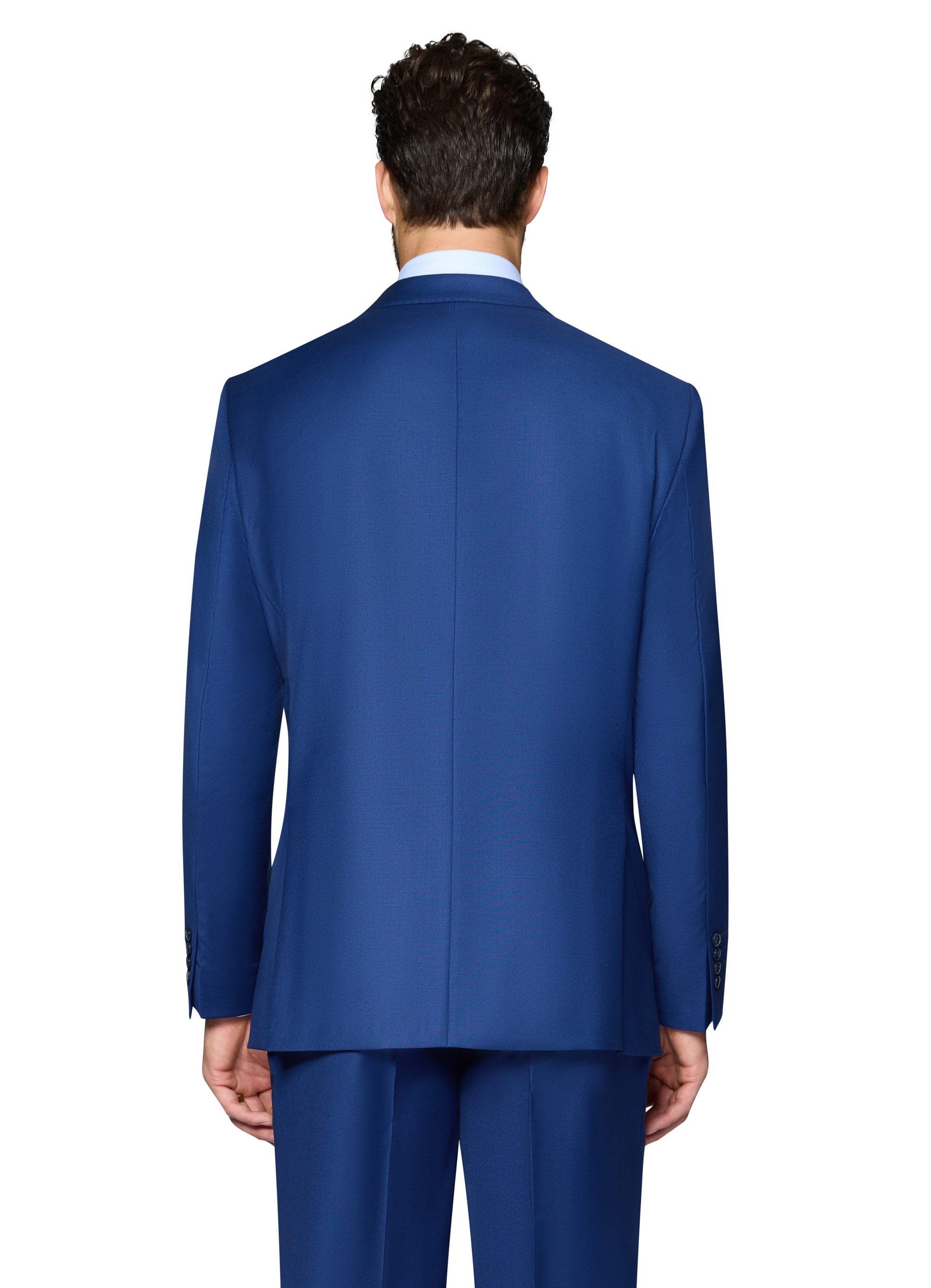 Bergamo Elegant Wool Suit - New Blue