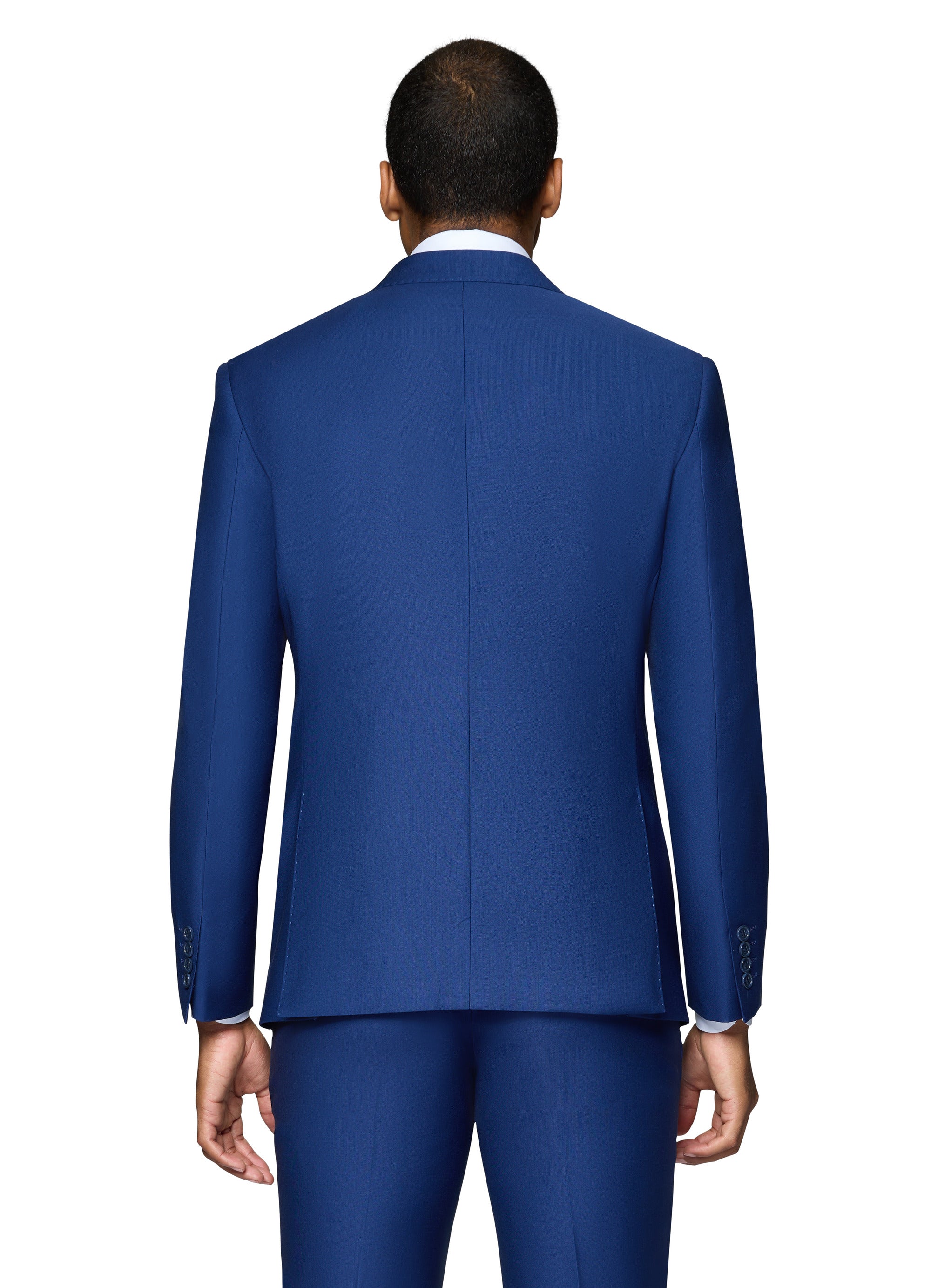 Bergamo Elegant - Slim Peak Suit  - New Blue
