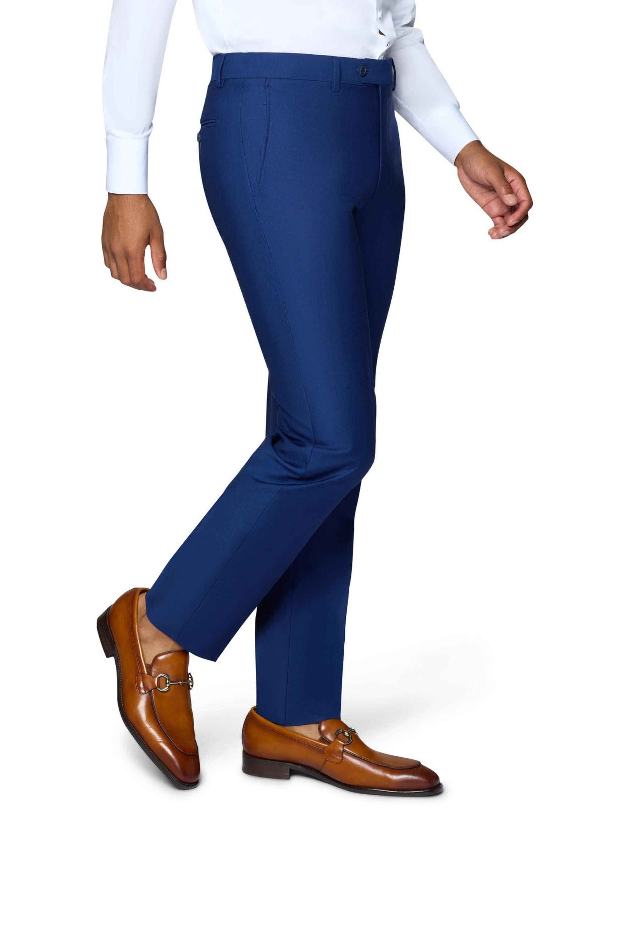 Bergamo Elegant - Slim Peak Suit  - New Blue