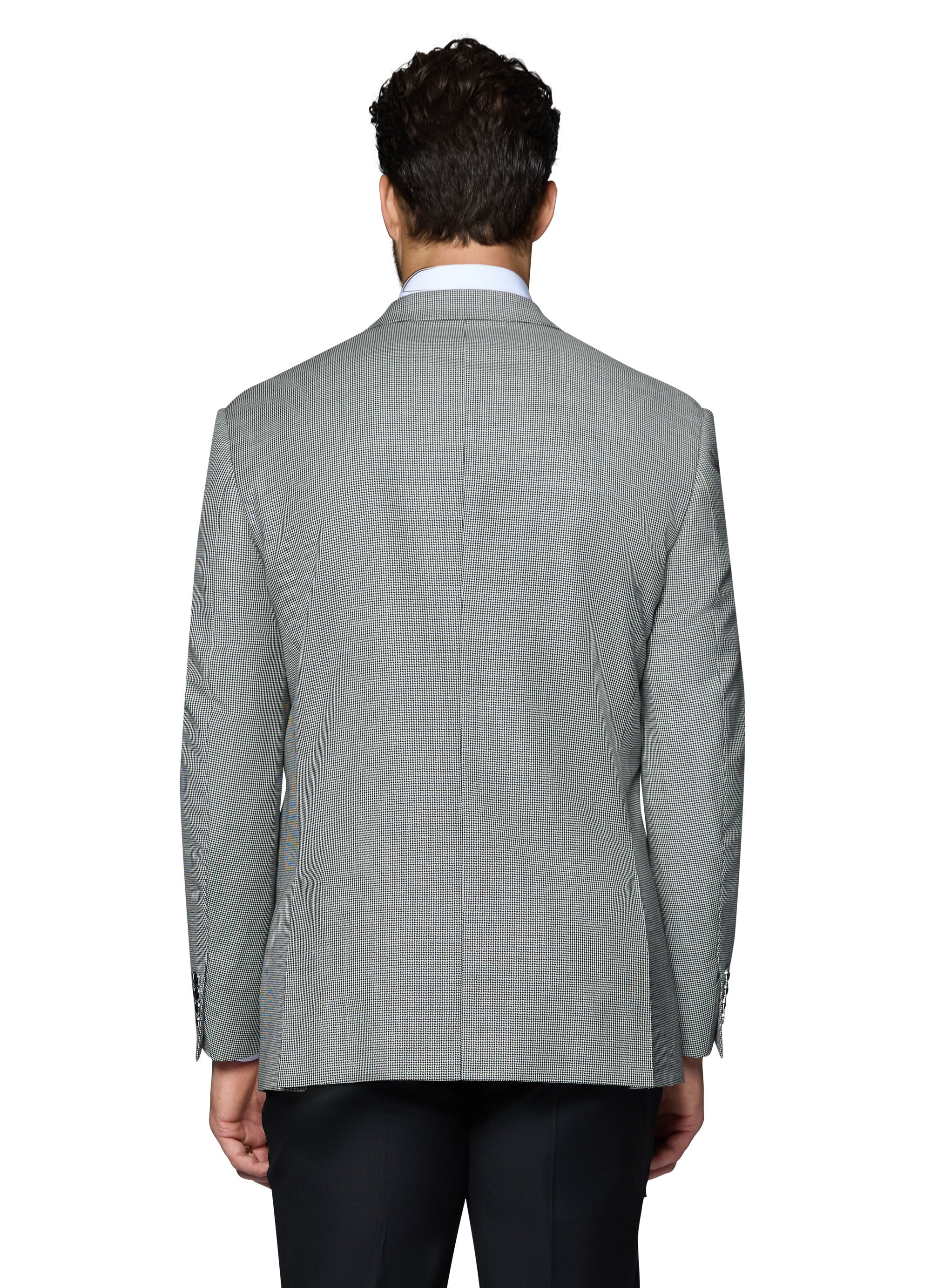 Bergamo Elegant Wool Blazer Modern Fit - Grey