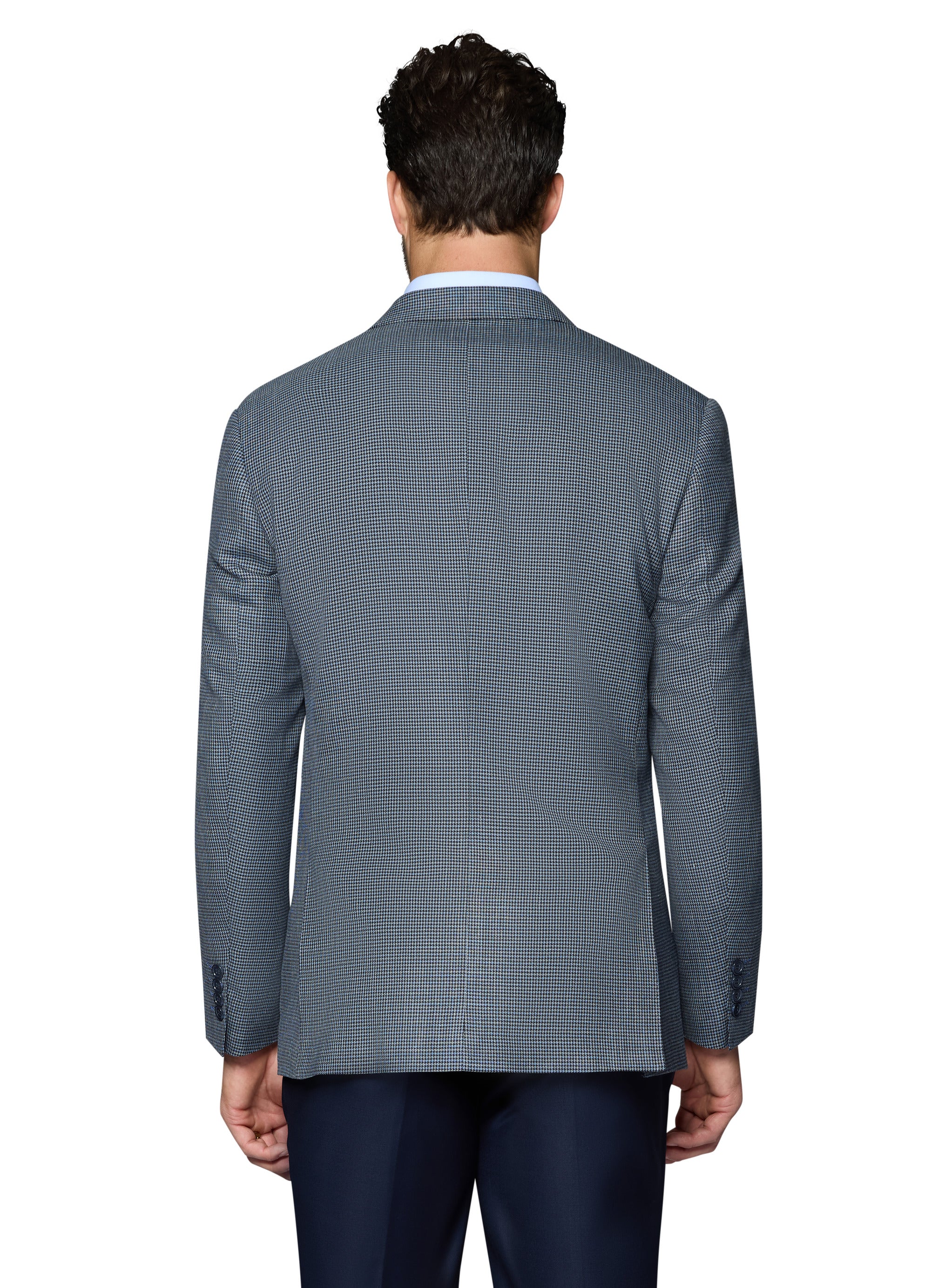 Bergamo Elegant Wool Sport Coat Modern Fit - Blue