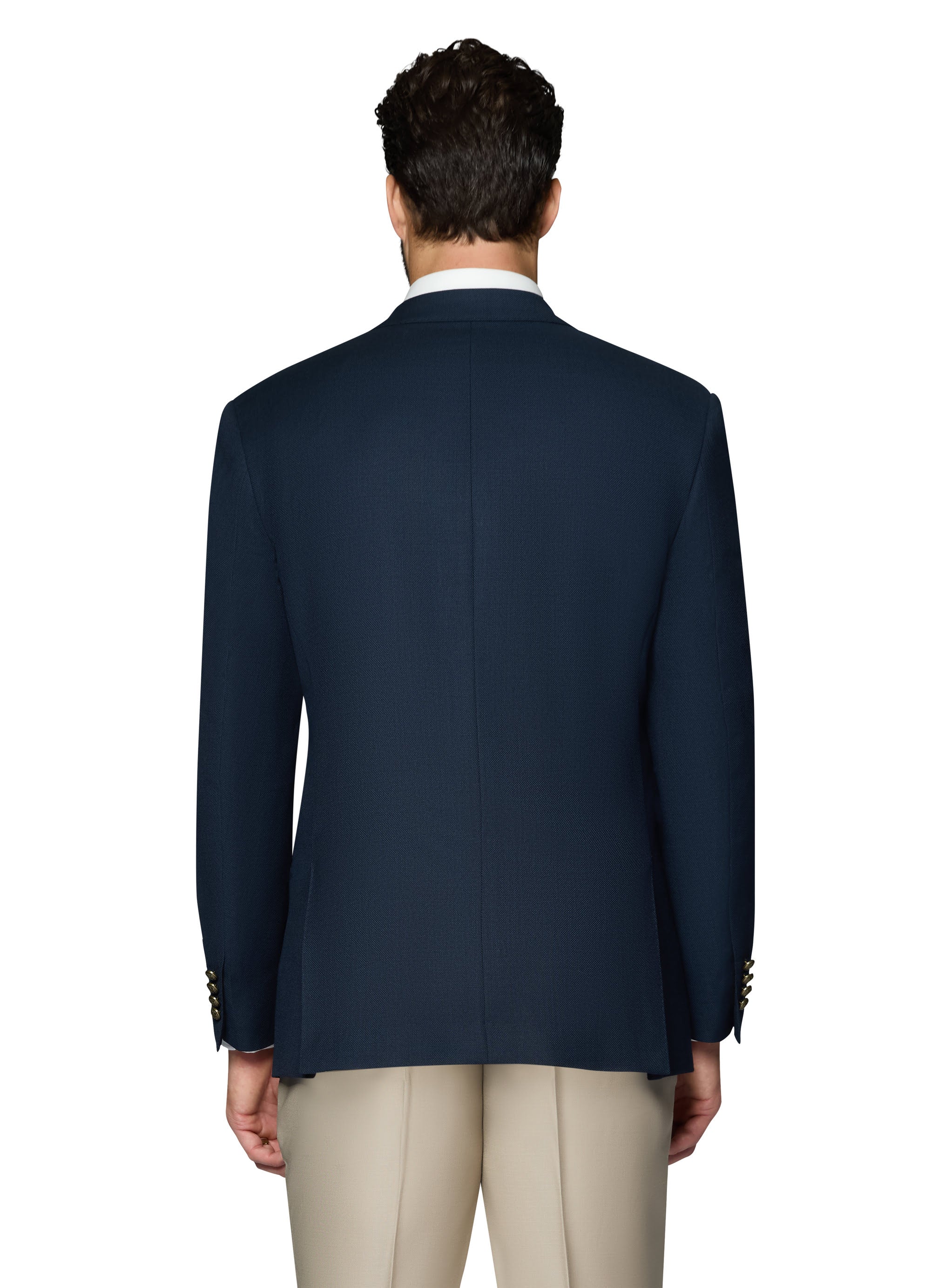 Bergamo Elegant Wool Blazer Modern Fit - Navy