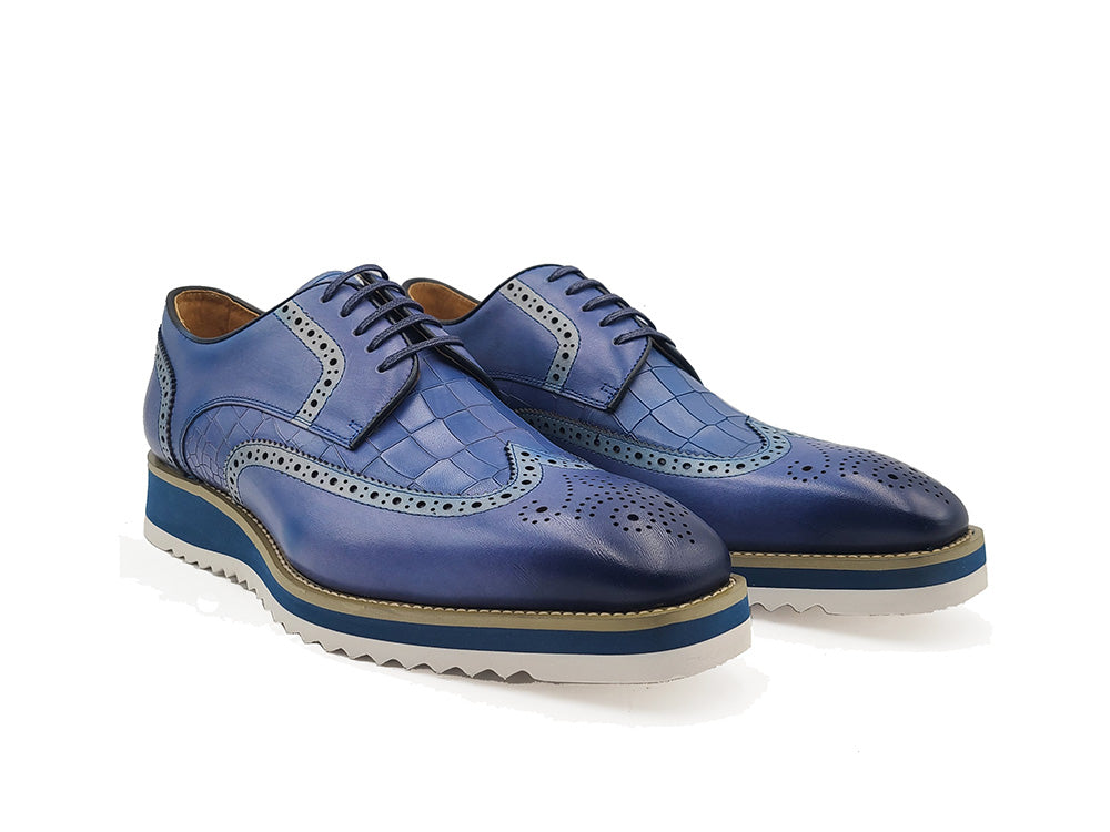 Carrucci KS515-35 Gorgeous Lace-up Oxford - Blue