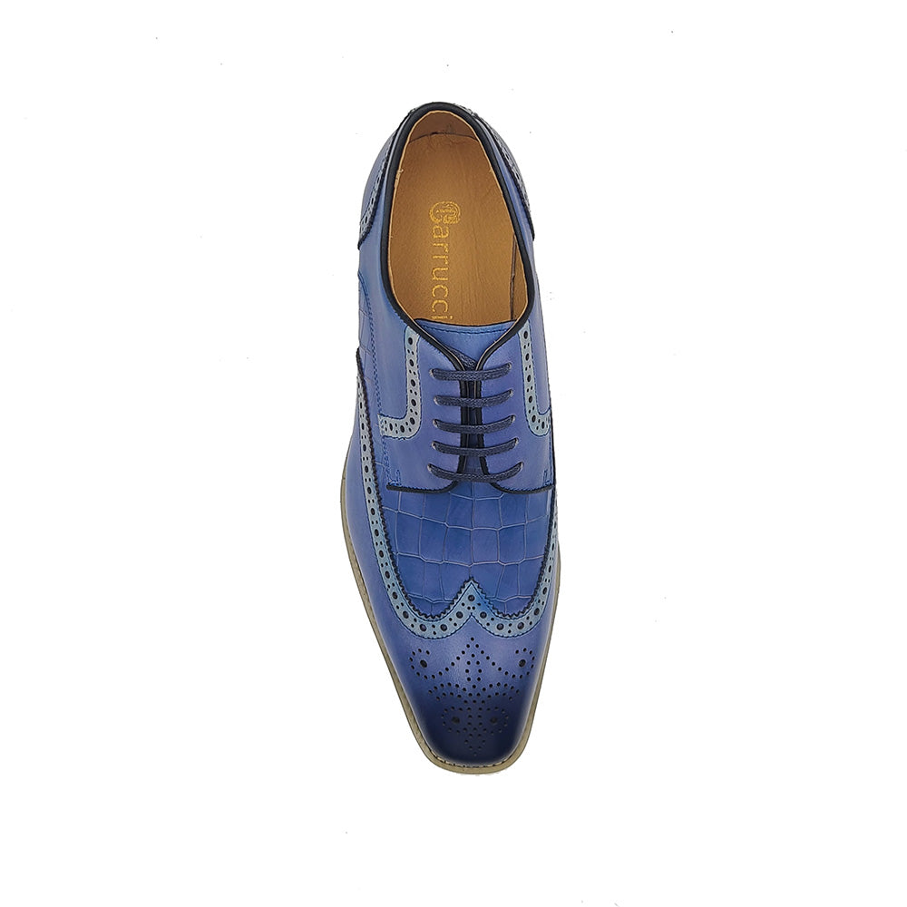 Carrucci KS515-35 Gorgeous Lace-up Oxford - Blue