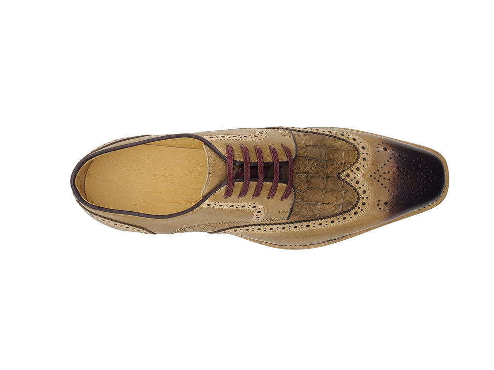 Carrucci KS515-35 Gorgeous Lace-up Oxford - Camel