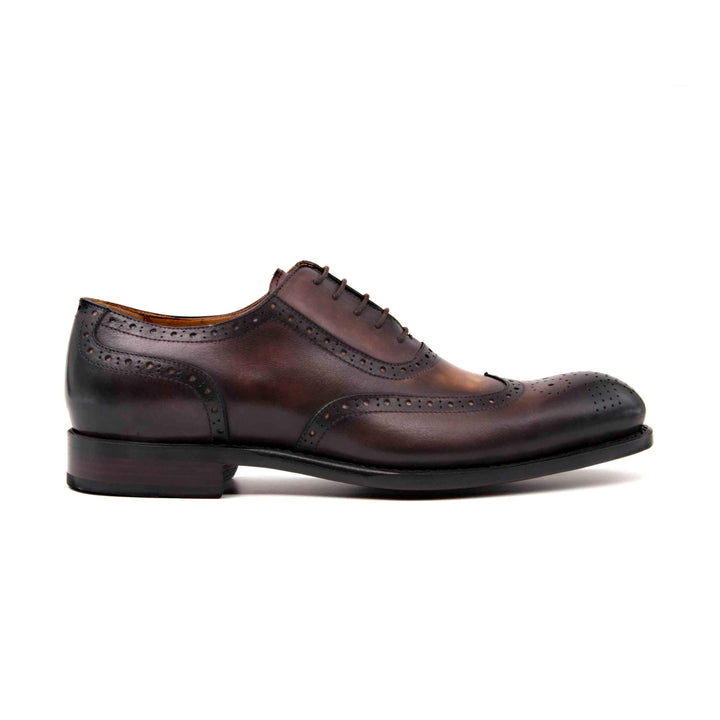 H and H Oxford Lace Up Shoes - Cognac