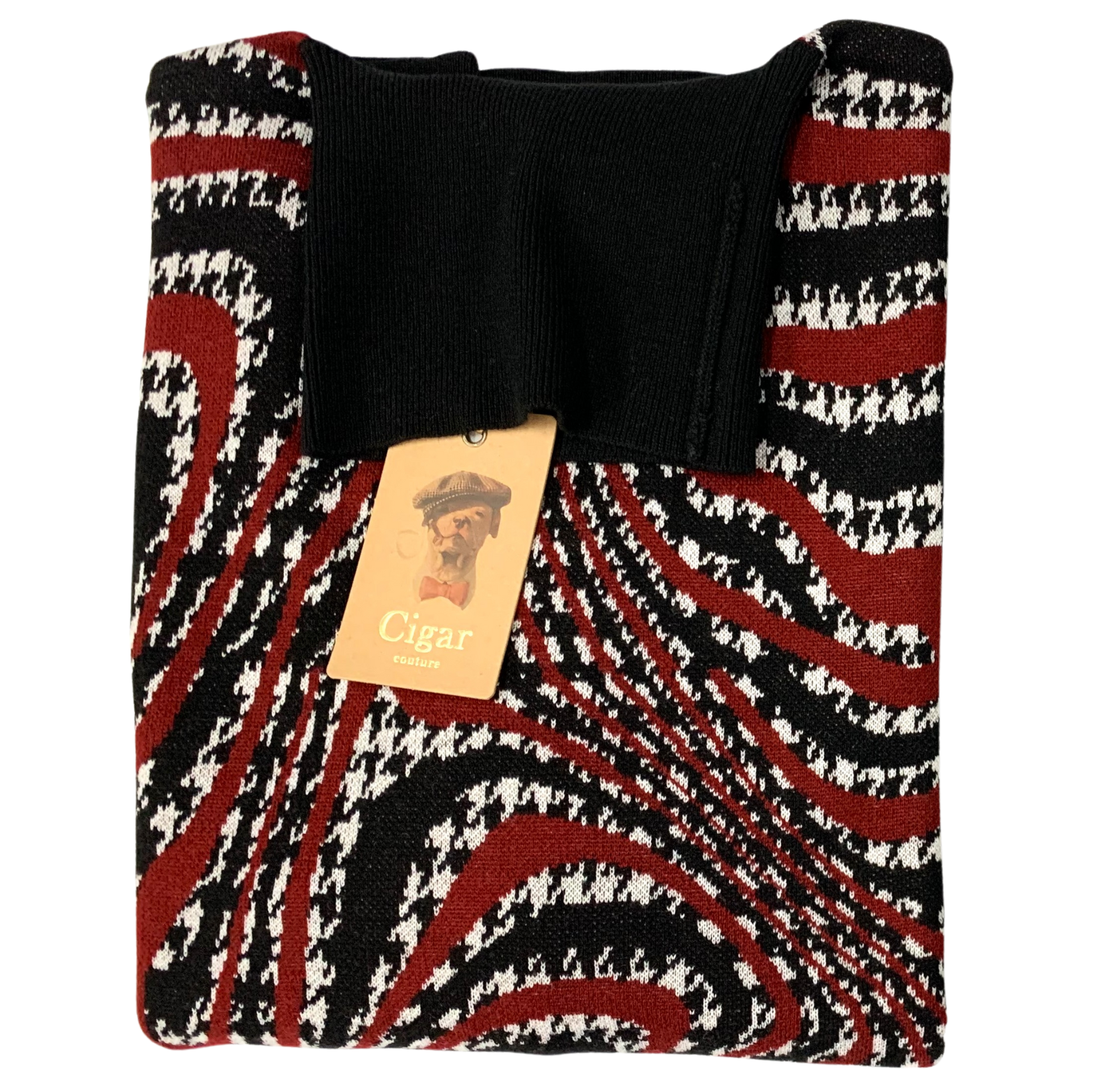 Bergamo Elegant T-341 Turtle Neck Sweater - Wine