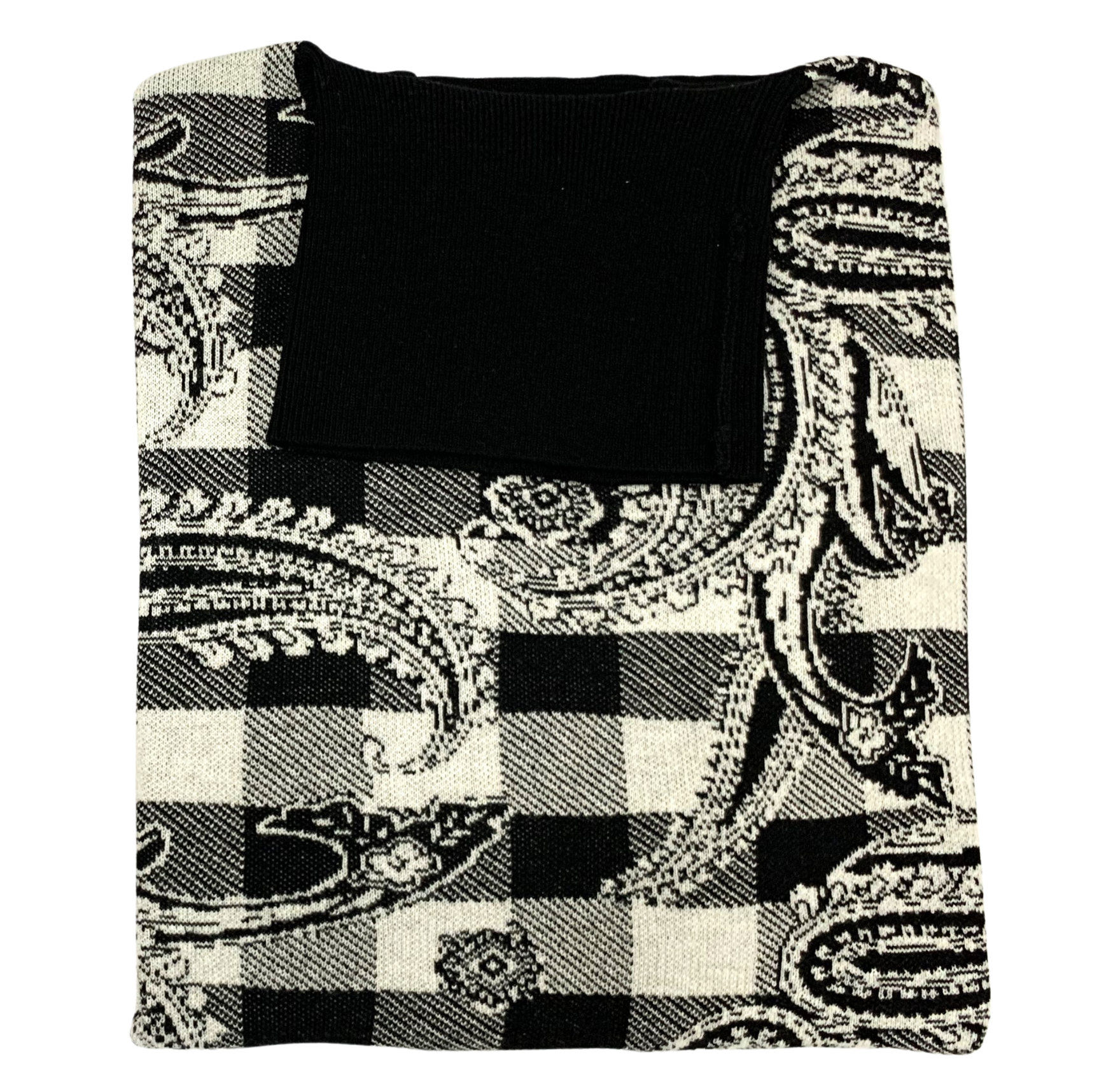 Bergamo Elegant T-342 Turtle Neck Sweater - Black