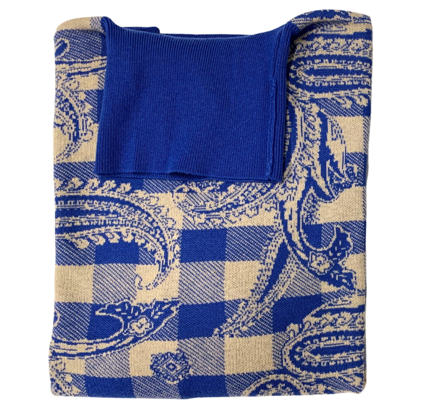 Bergamo Elegant T-342 Turtle Neck Sweater - Indigo