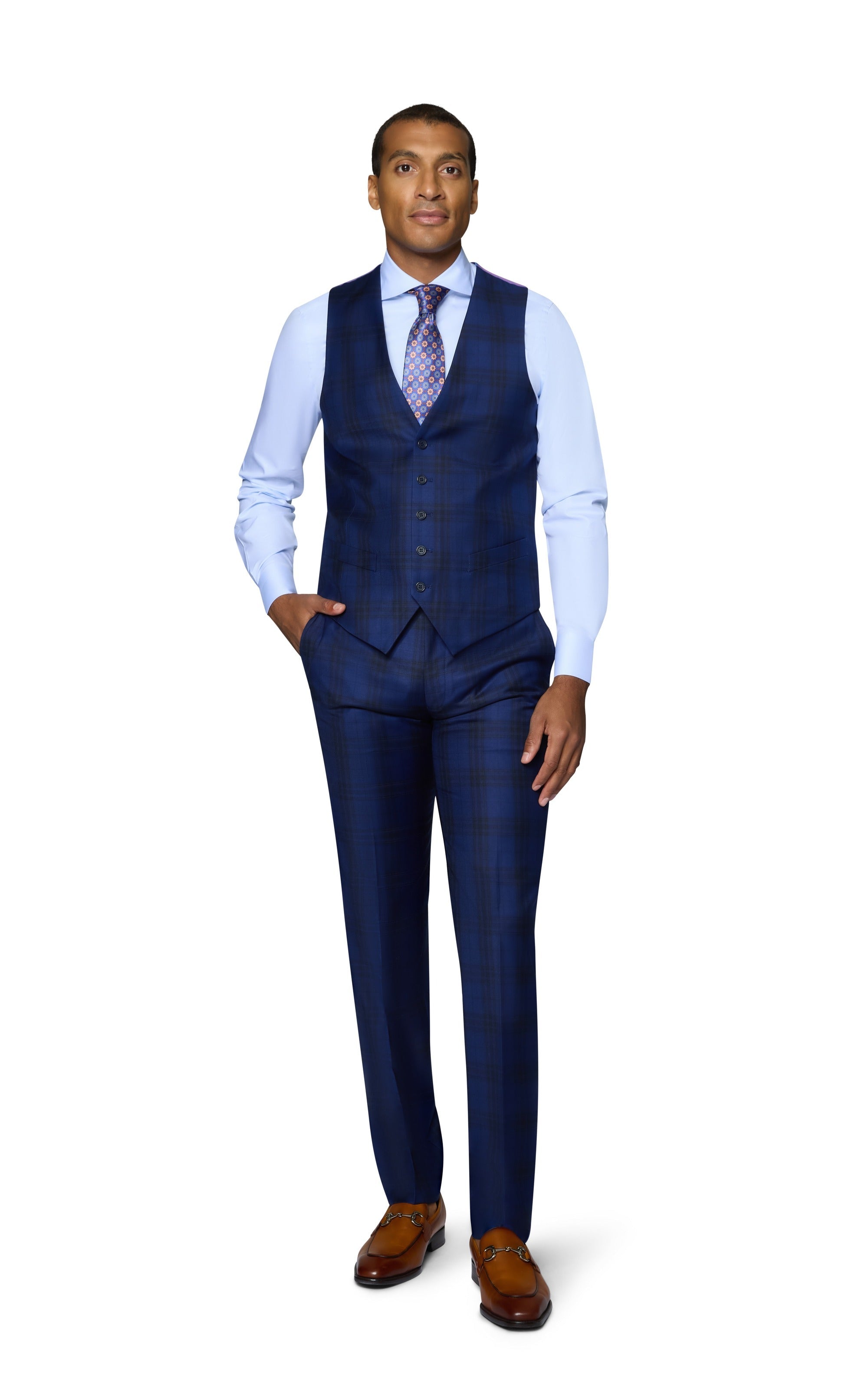 Bergamo Elegant - 10005.1440-1 Fancy Slim Suit