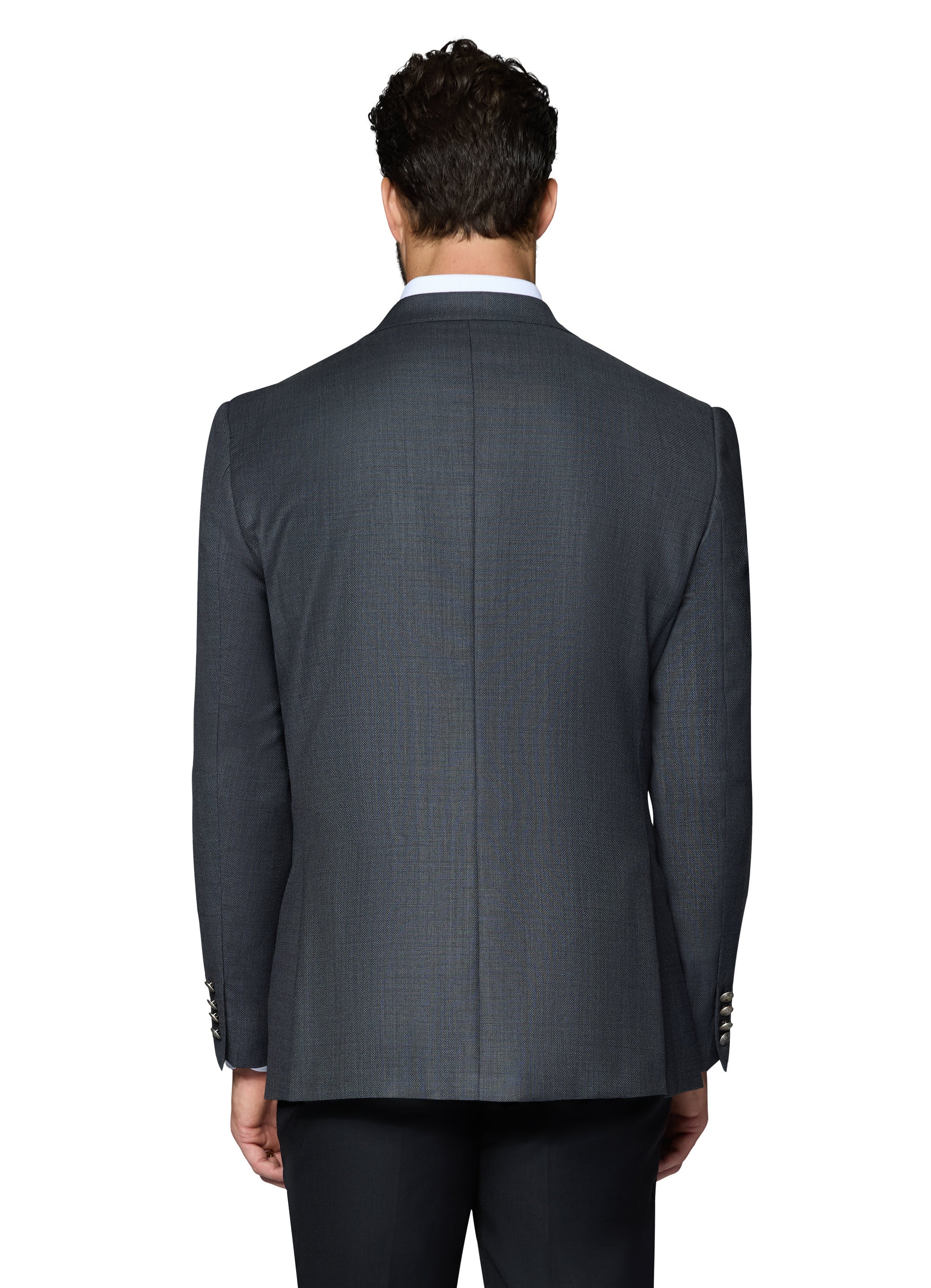Bergamo Elegant Wool Blazer Modern Fit - Grey