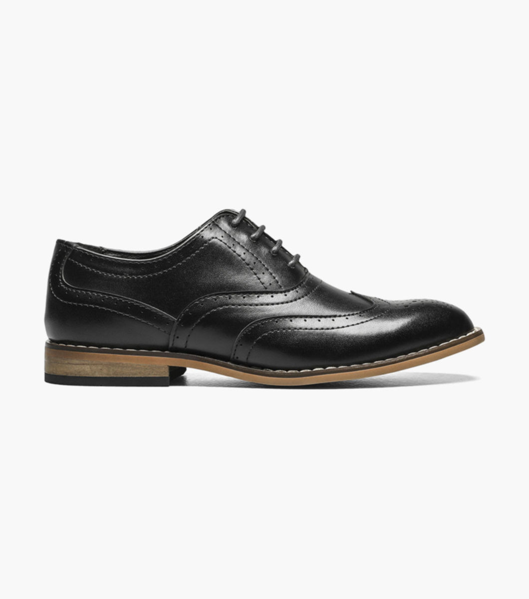 BOYS DUNBAR  Wingtip Oxford - Black