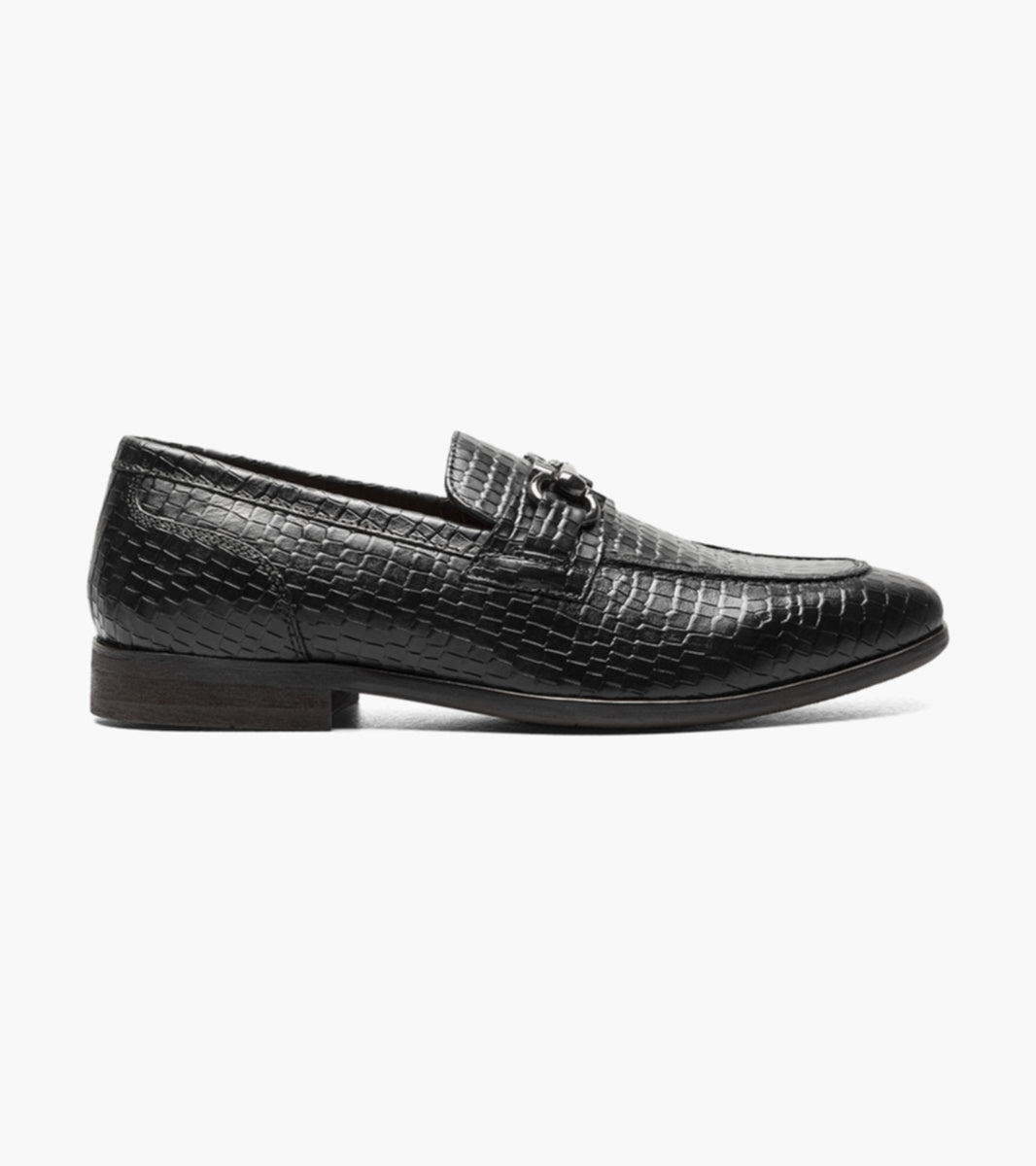 Stacy Adams FERONTE  Moc Toe Bit Slip On - Black