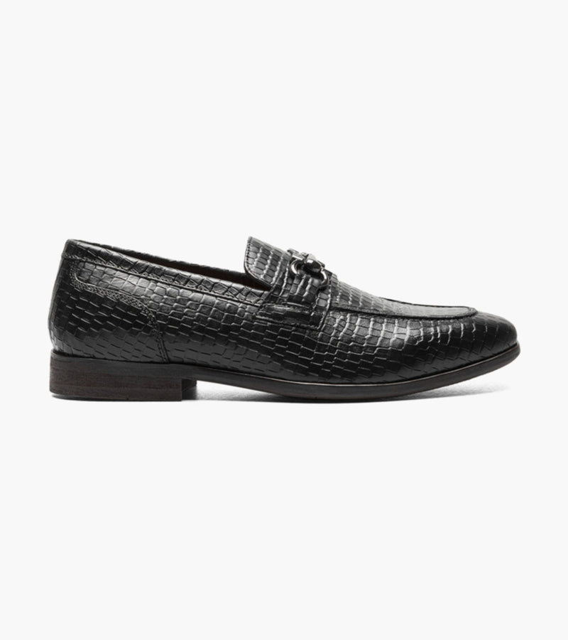 Stacy Adams - Pierce Moc Toe Bit Slip On - Black - 25245-001