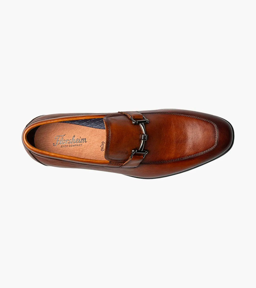 Zaffiro Florsheim Moc Toe Bit Loafer Cognac