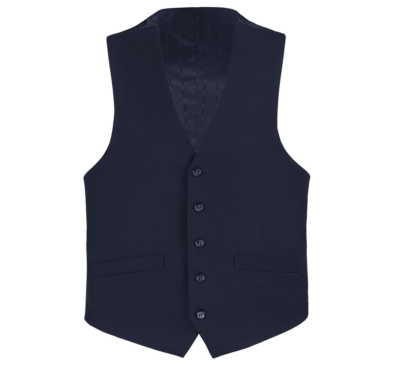 Renoir 201-2 Men's Classic Fit Suit Separate Vest - Navy