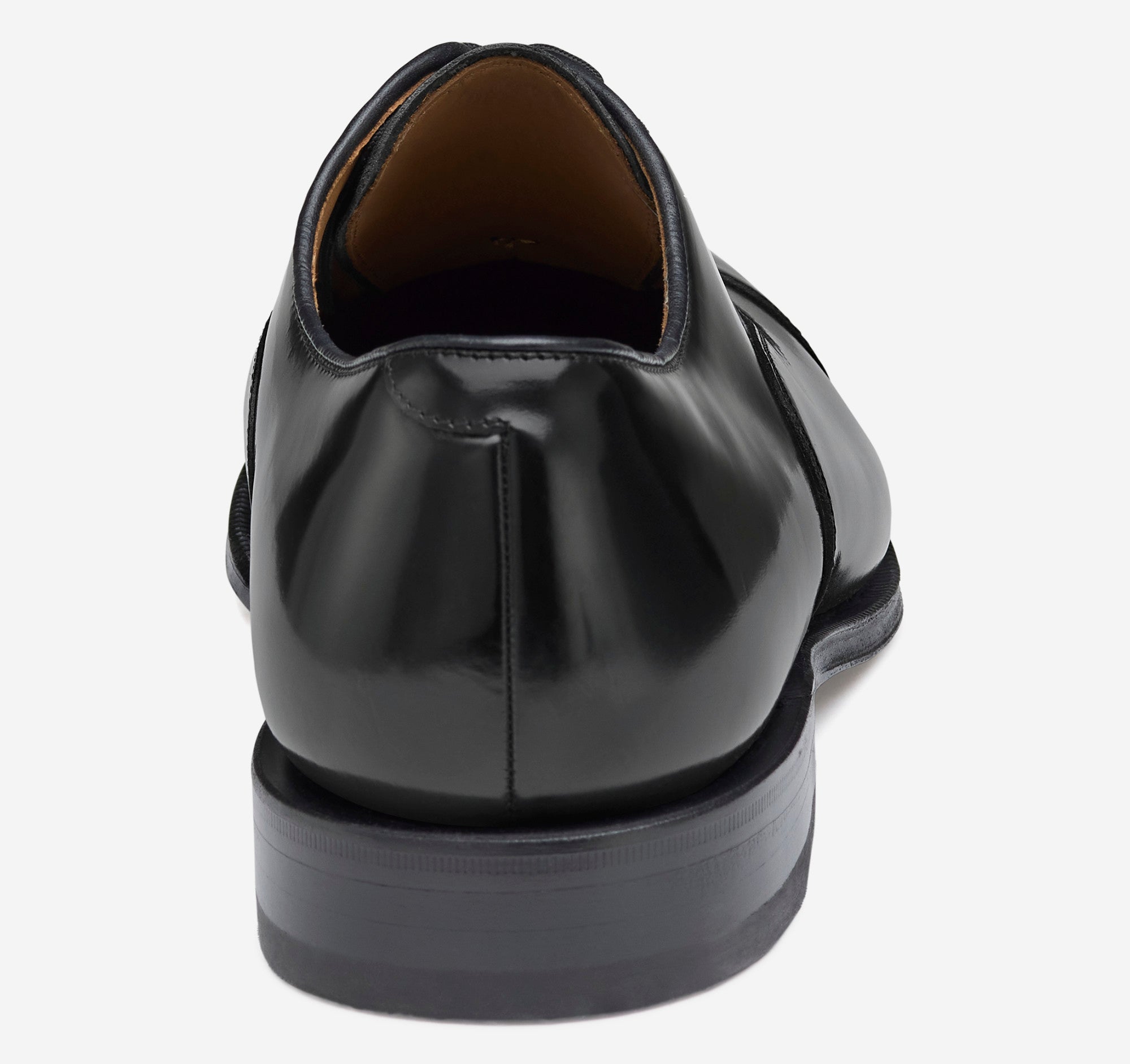 Melton Cap Toe Shoes - Black