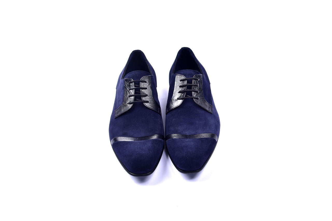 Corrente 2432 Suede Lace up - Navy