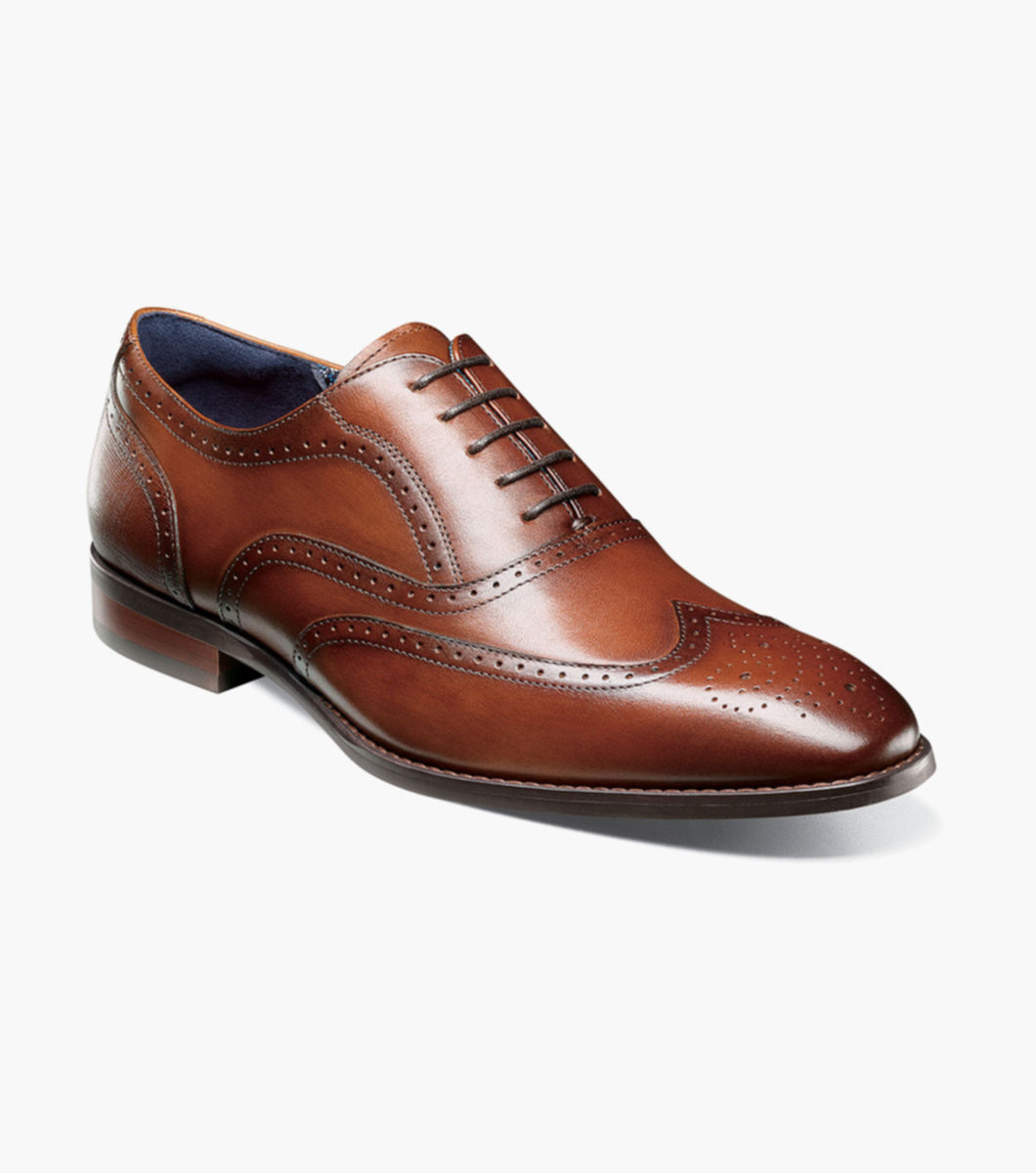 Stacy Adams KAINE  Wingtip Oxford - Cognac