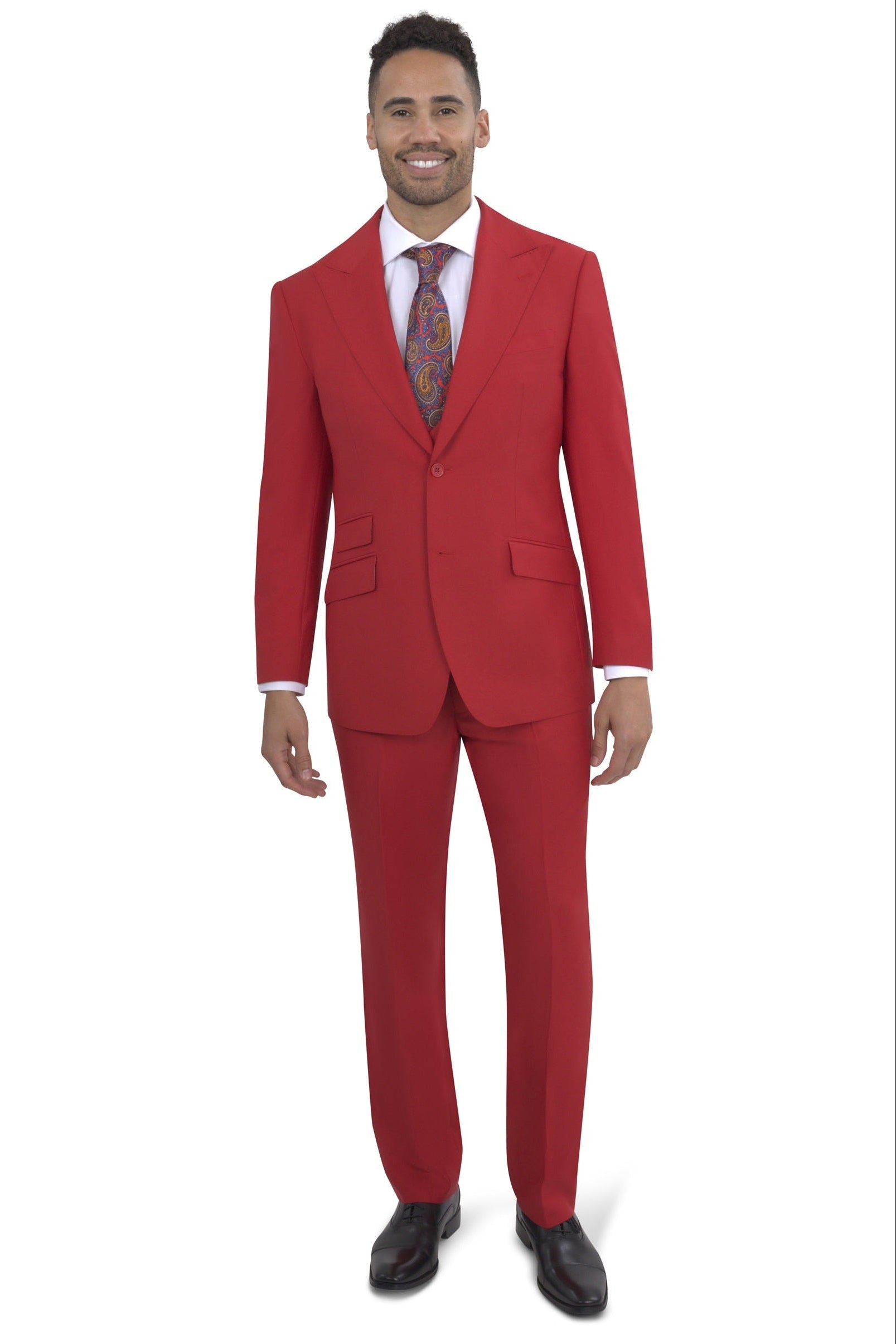 BERGAMO ELEGANT - Red Modern Fit Sut 10153.004 ESSEX