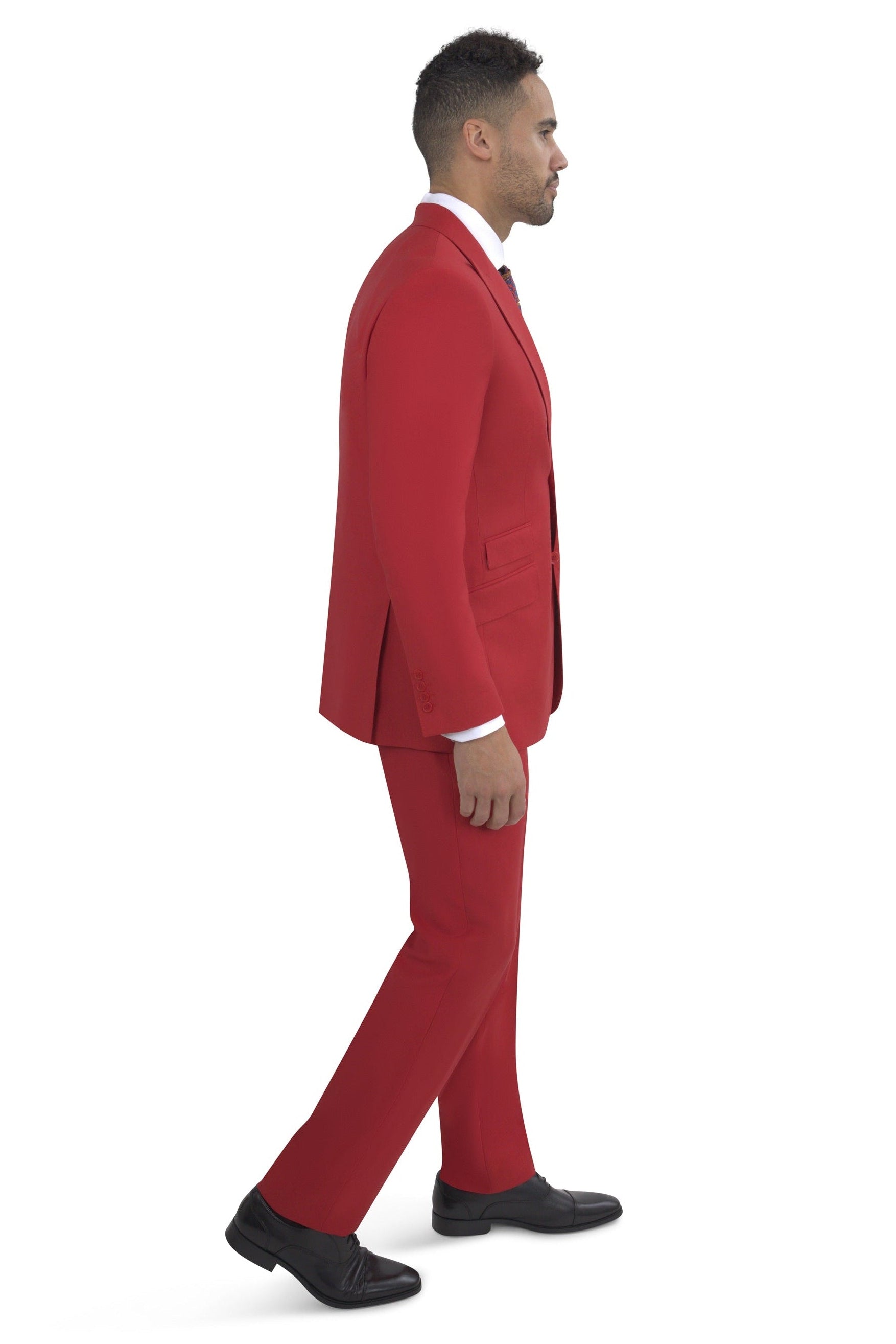 BERGAMO ELEGANT - Red Modern Fit Sut 10153.004 ESSEX