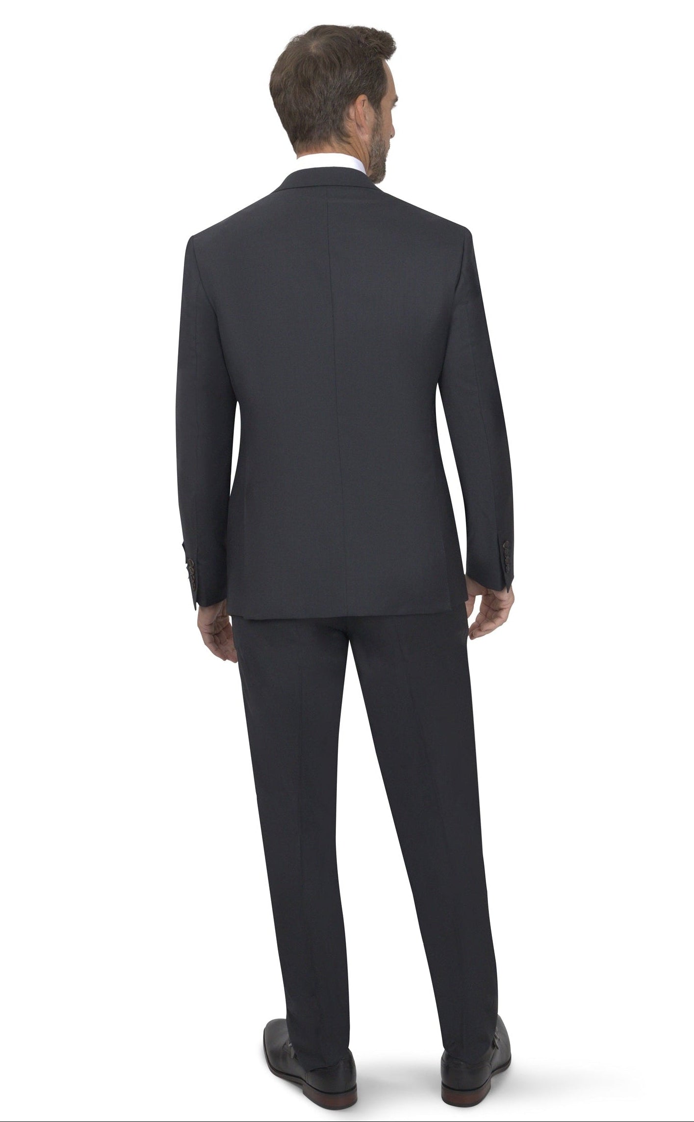 BERGAMO ELEGANT - ZEGNA TRAVELLER Charcoal Slim Suit 1771U001
