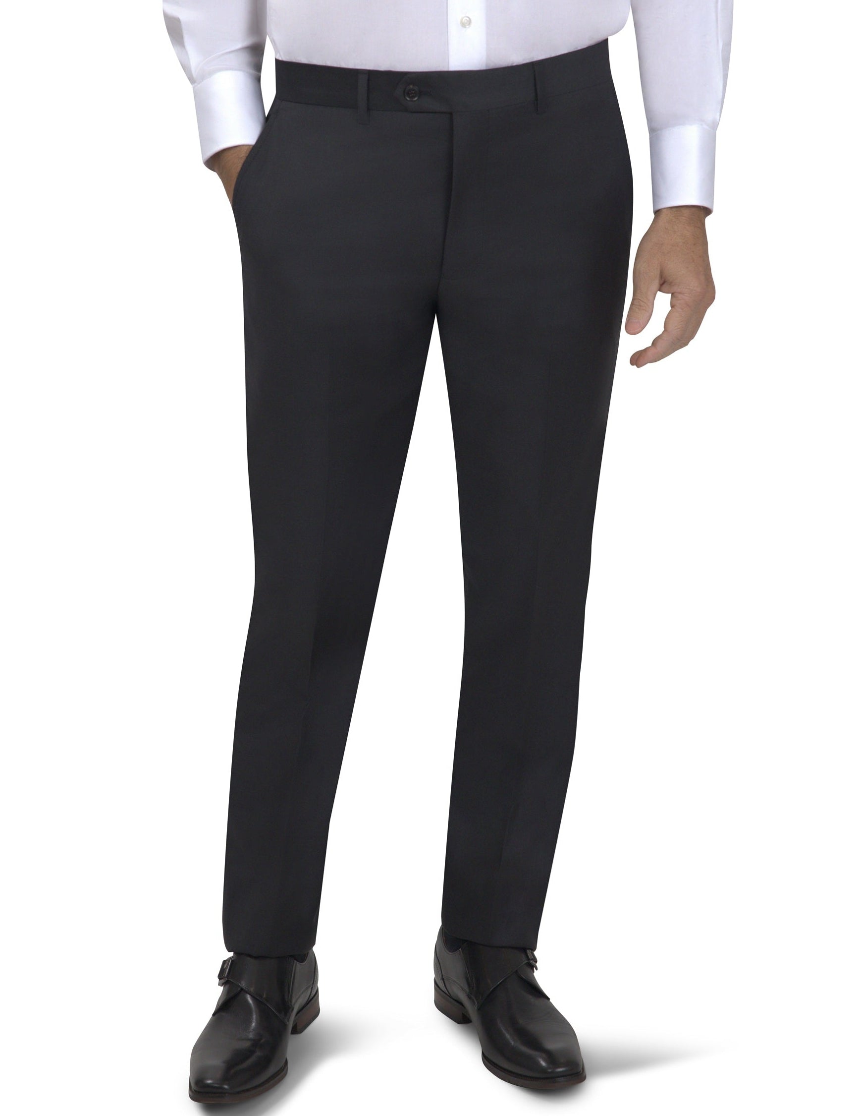 BERGAMO ELEGANT - ZEGNA TRAVELLER Charcoal Slim Suit 1771U001