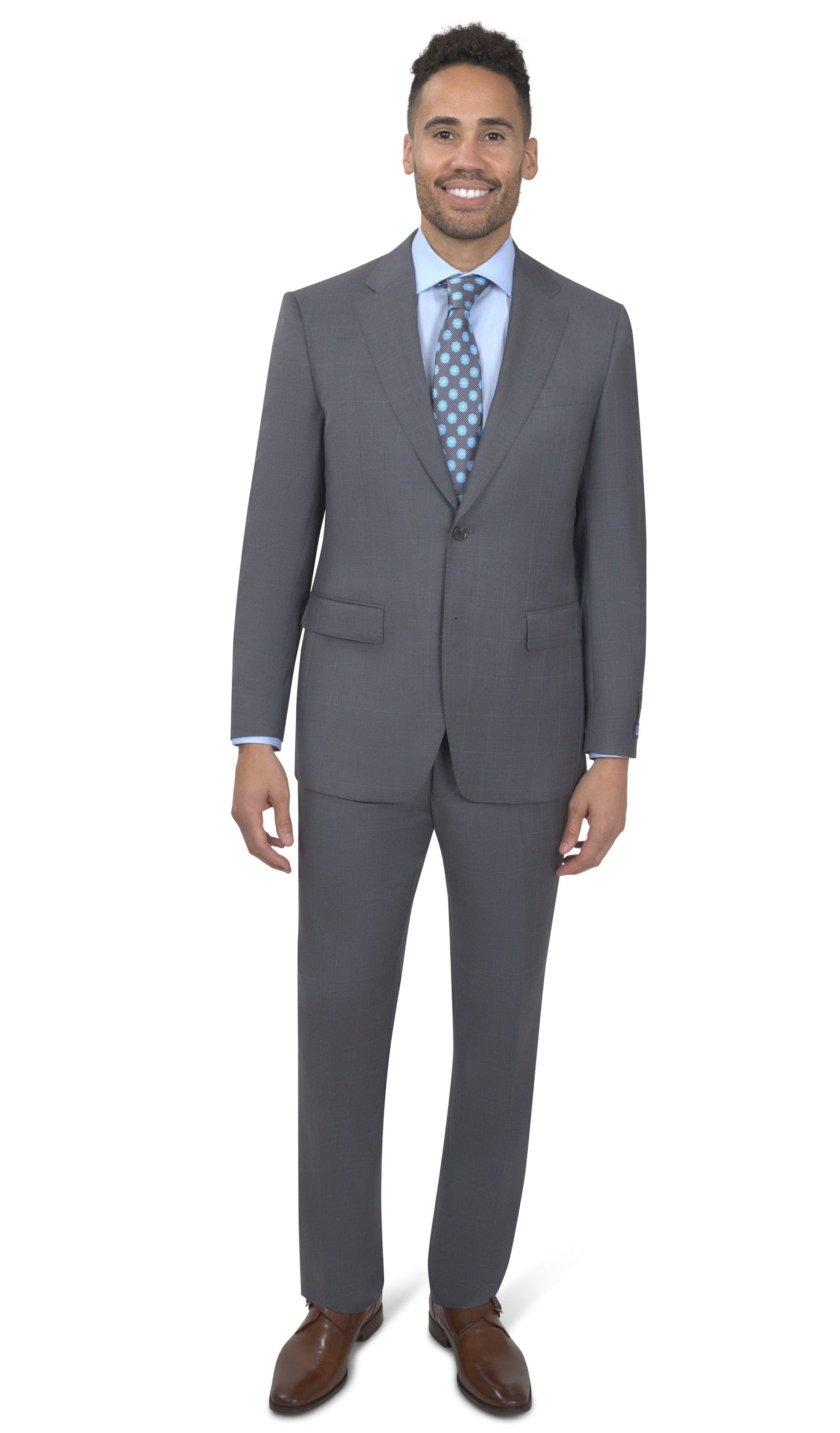 BERGAMO ELEGANT - Grey Wool Suit 10015.2