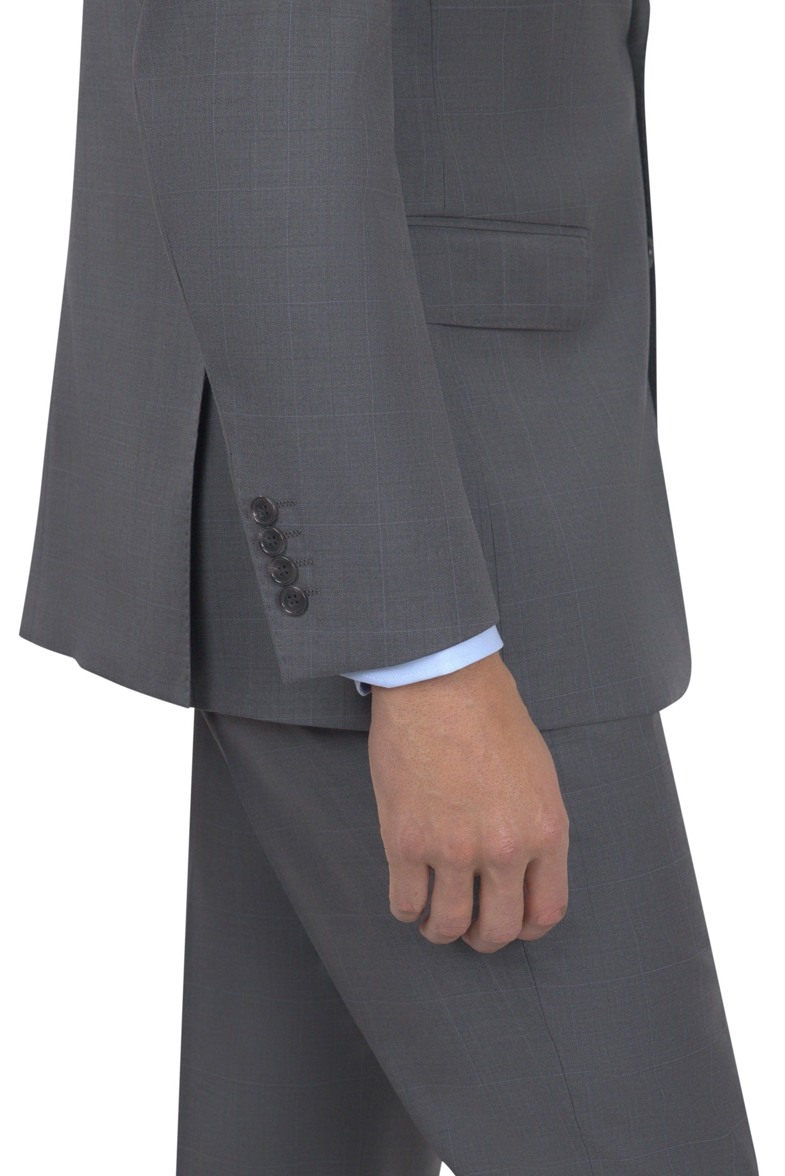 BERGAMO ELEGANT - Grey Wool Suit 10015.2