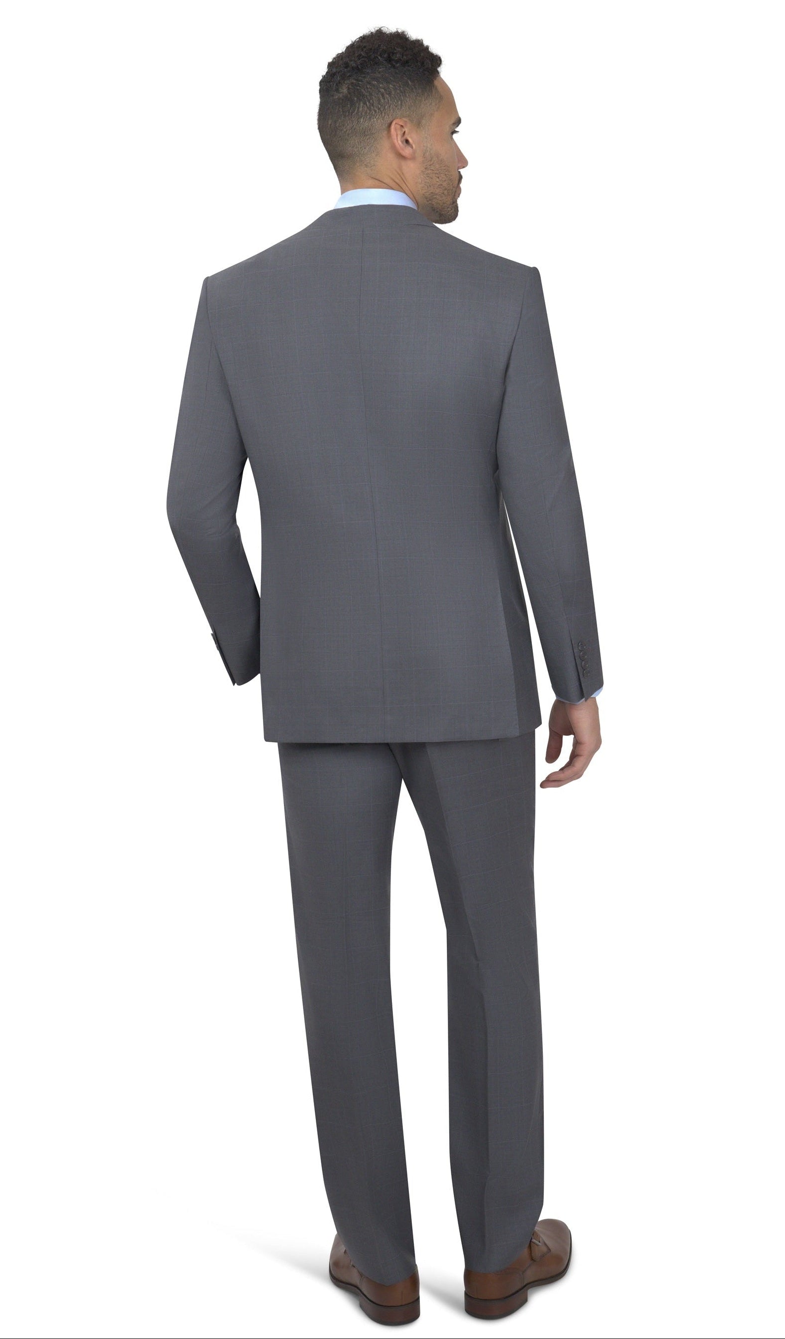 BERGAMO ELEGANT - Grey Wool Suit 10015.2