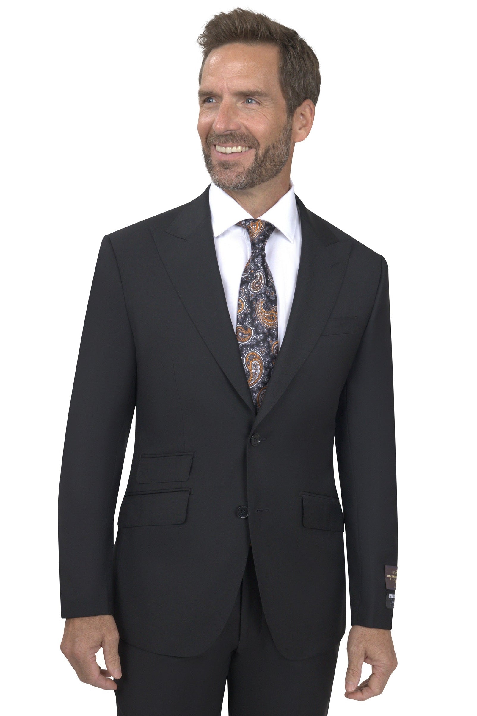 BERGAMO ELEGANT - Vitale Barbaris Charcoal Grey Suit 886.601