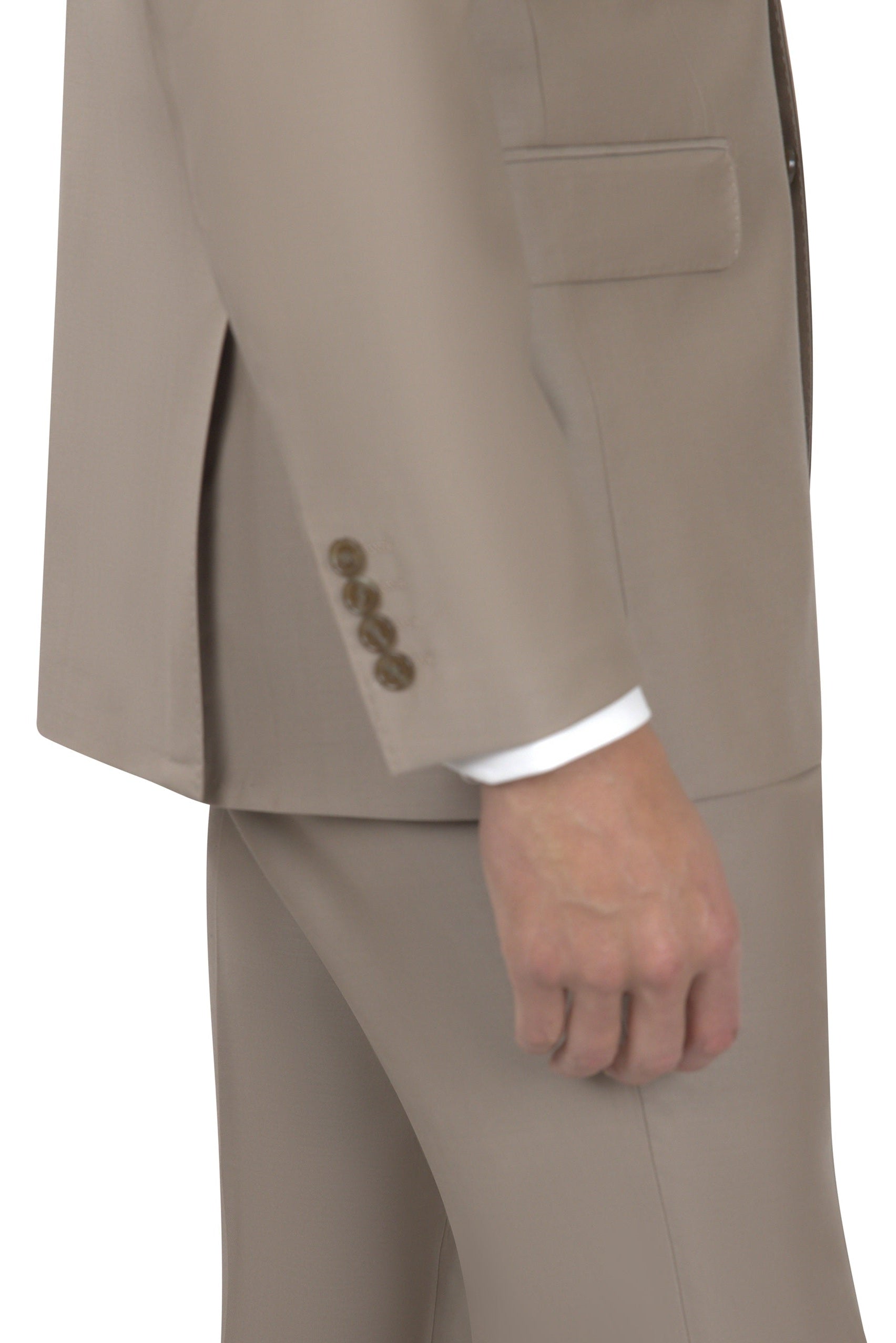 BERGAMO ELEGANT - Taupe Wool Suit 10153.004