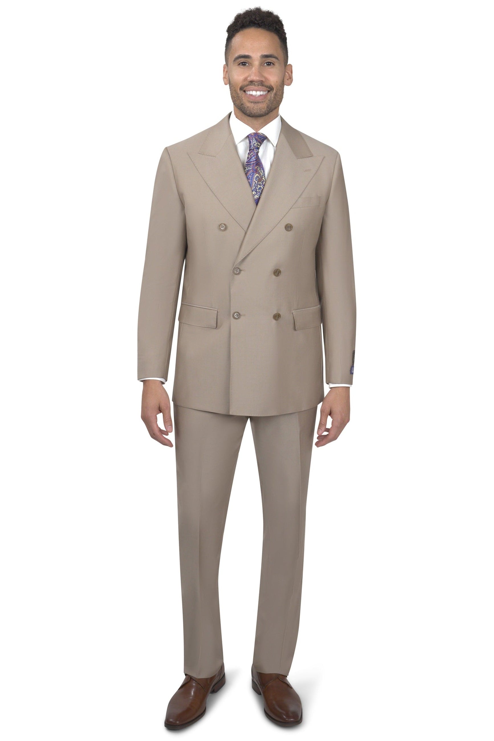 BERGAMO ELEGANT - Double Breasted Wool Suit 10153.004 DB
