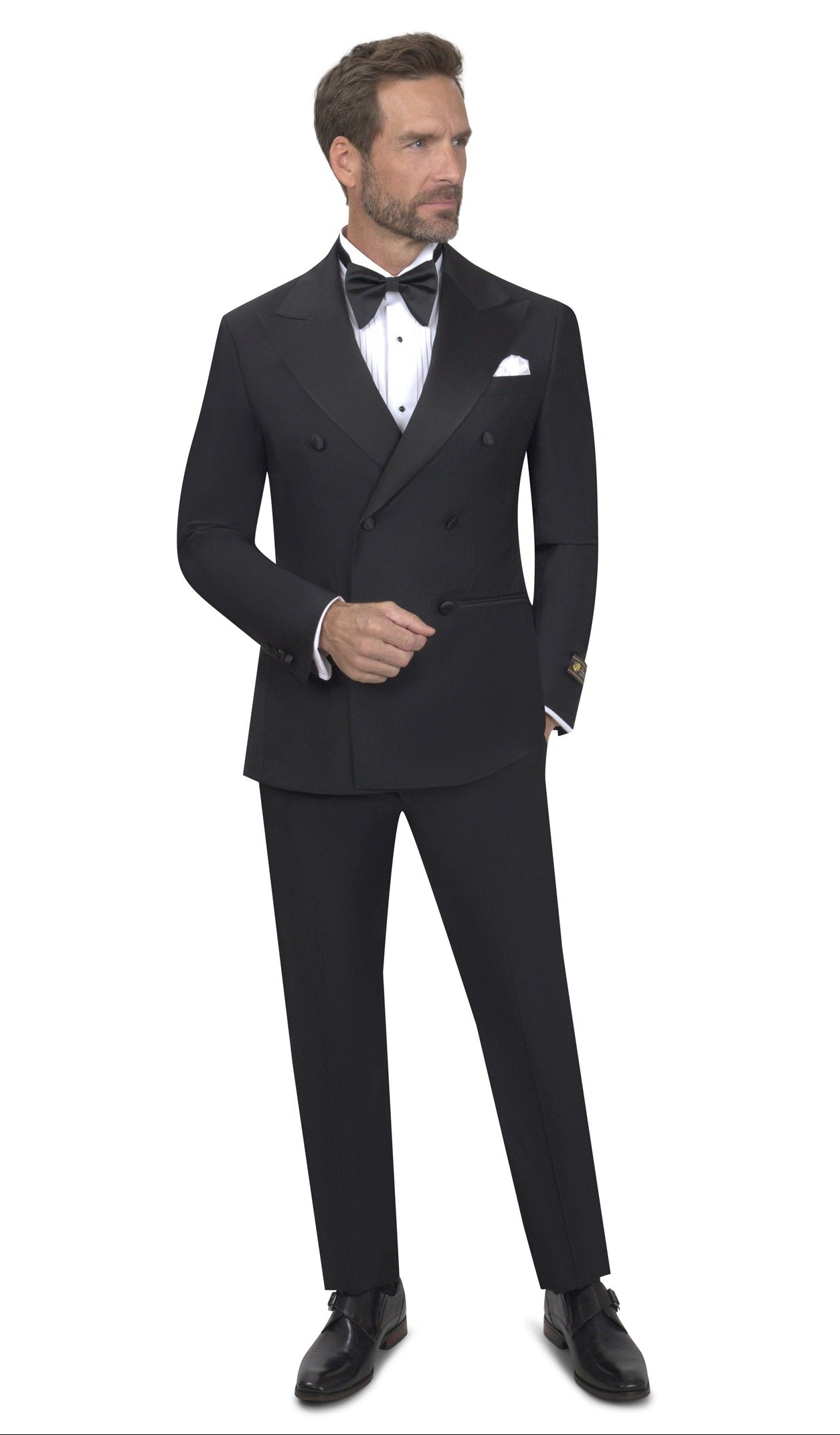 BERGAMO ELEGANT - Wool Peak Lapel Tuxedo 10153.004 DB