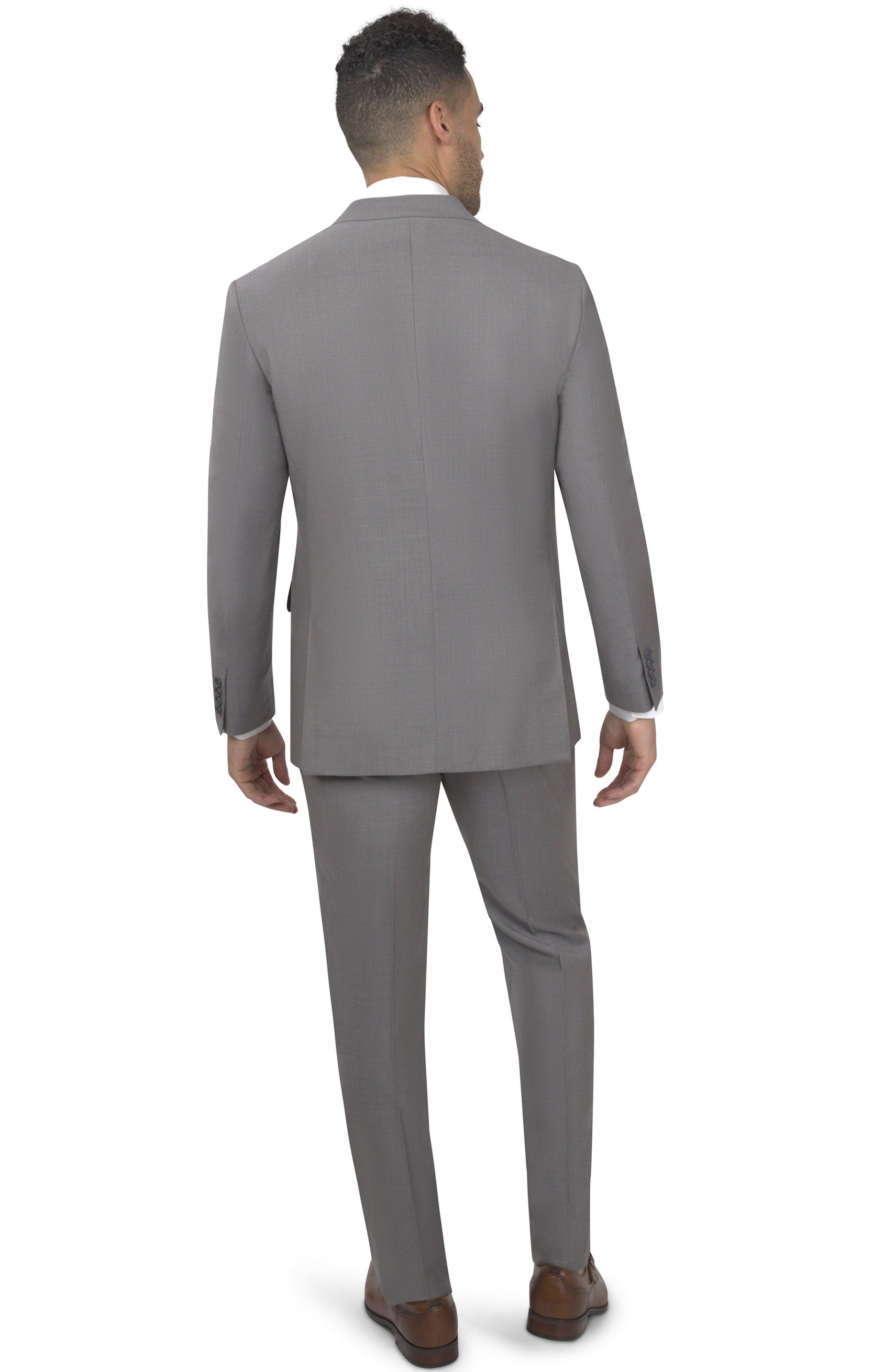BERGAMO ELEGANT - Taupe Wool Suit 10005.001