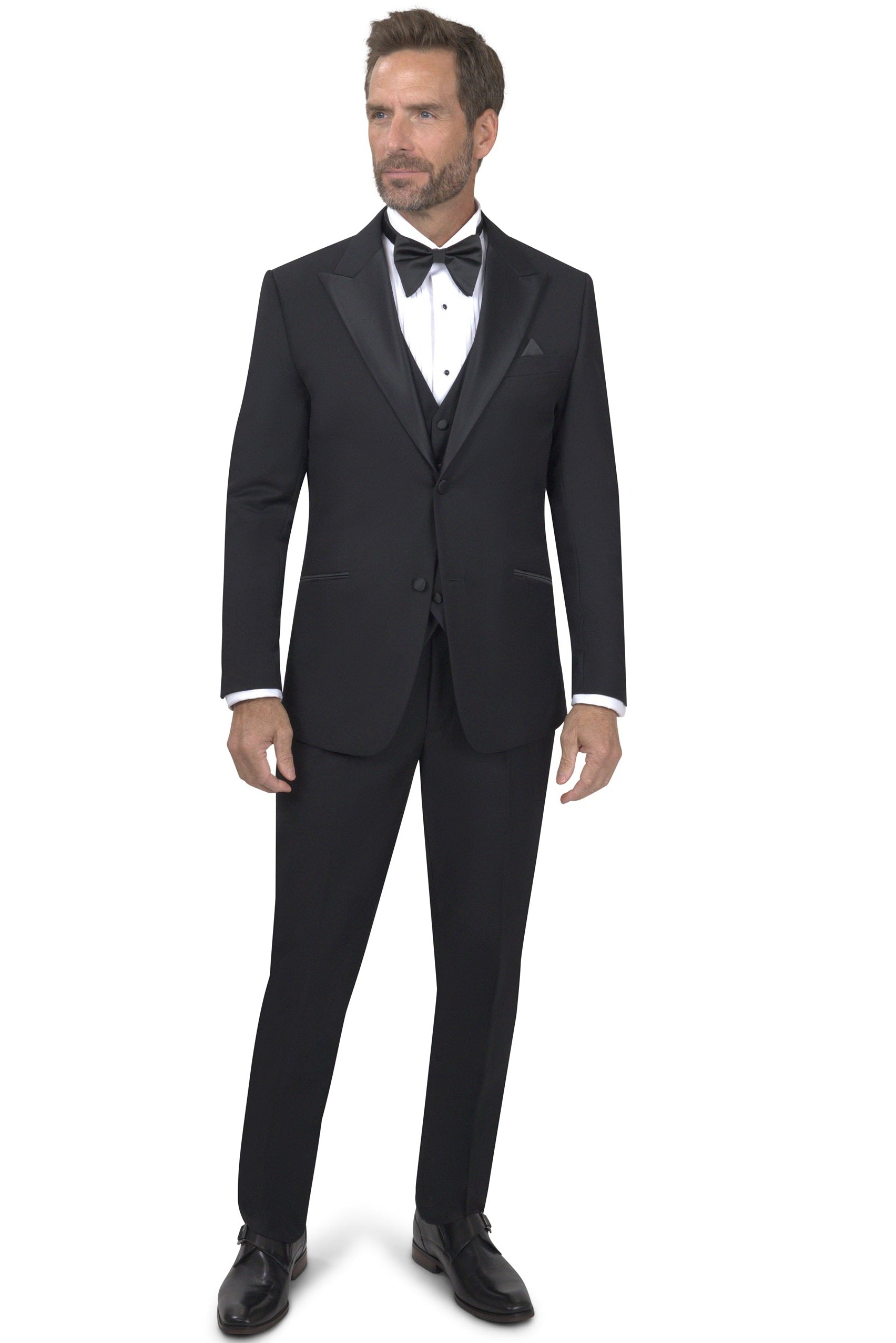 BERGAMO ELEGANT - A6732 Vested Peak Lapel Tuxedo