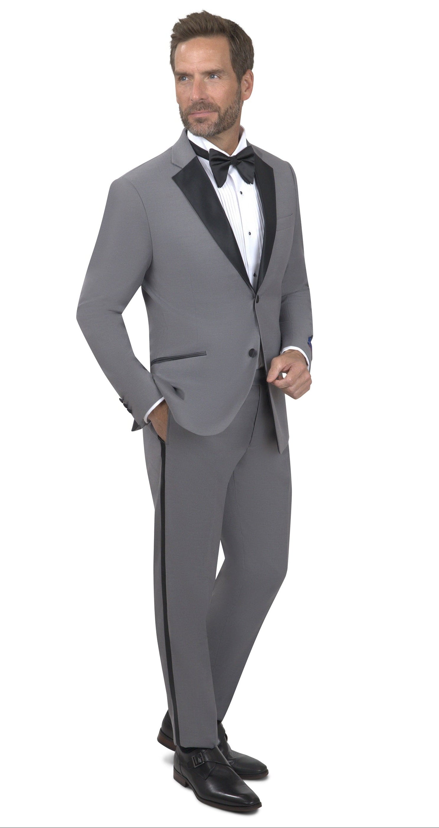 BERGAMO ELEGANT - MARCO GREY TUXEDO