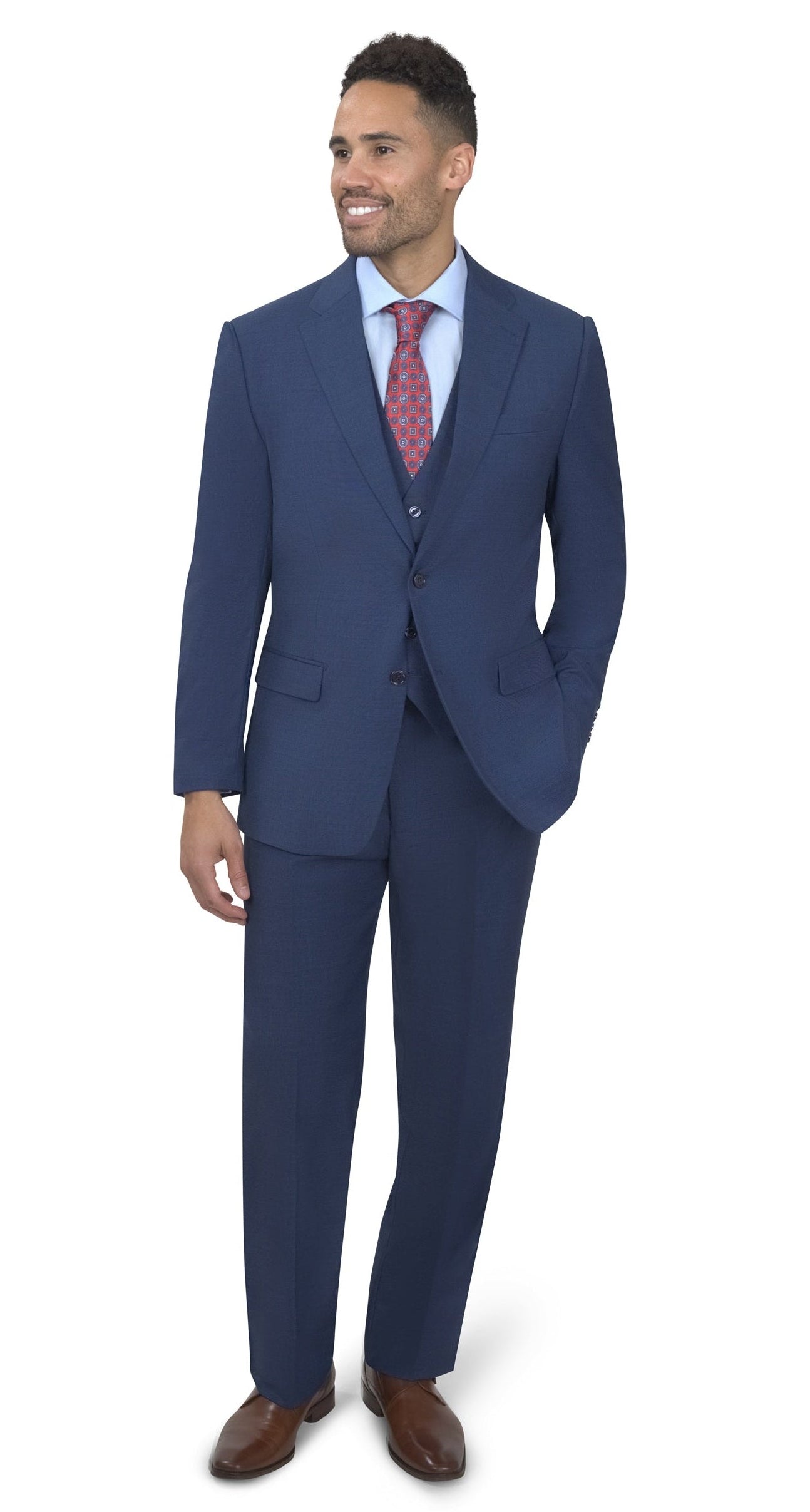 BERGAMO ELEGANT - Blue Suit C-1575-10