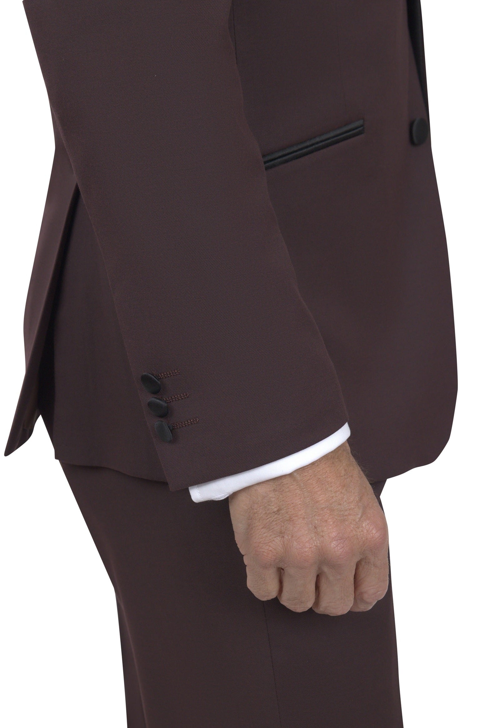 BERGAMO ELEGANT - Burgundy Tuxedo MARCO UNI 3PC