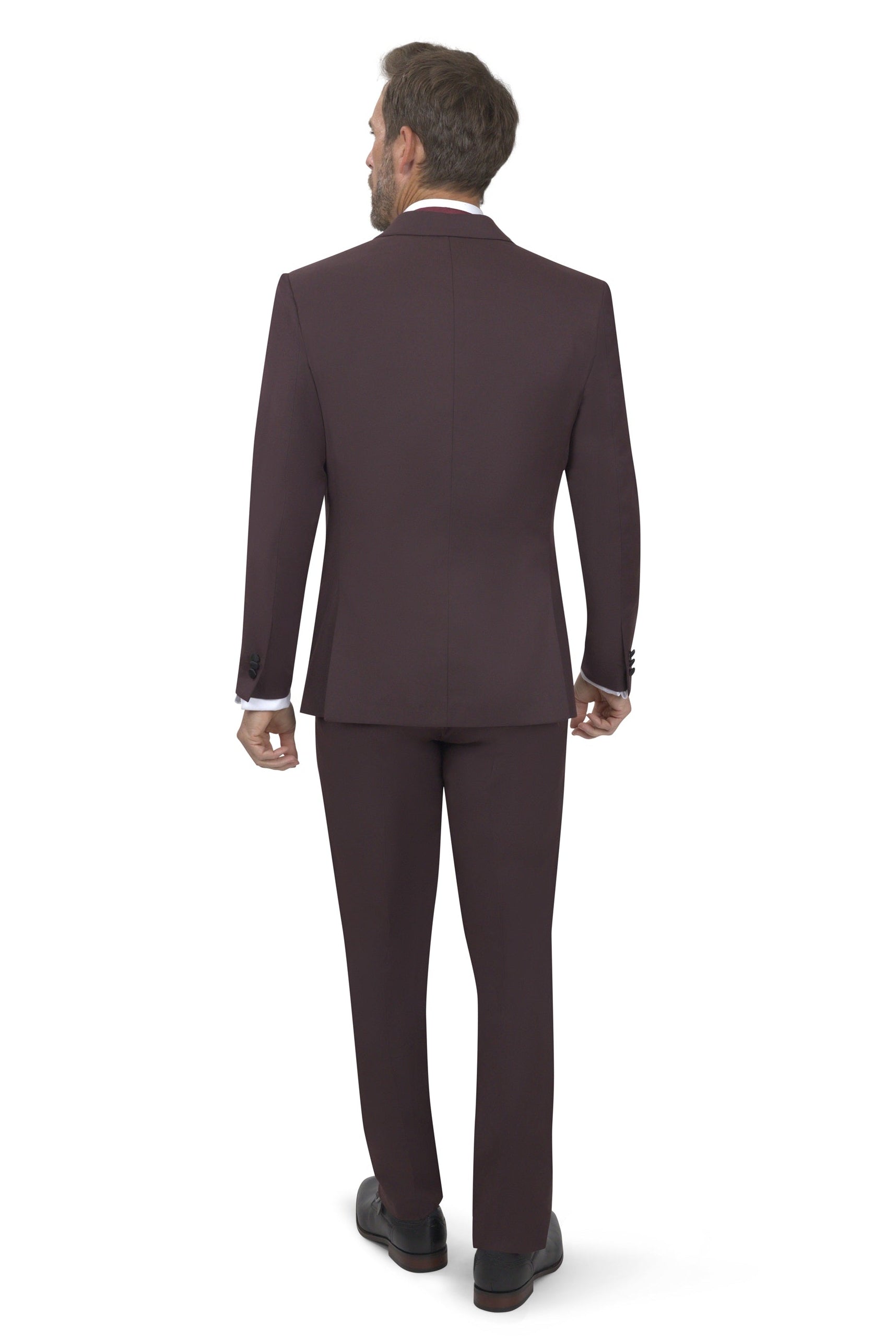 BERGAMO ELEGANT - Burgundy Tuxedo MARCO UNI 3PC