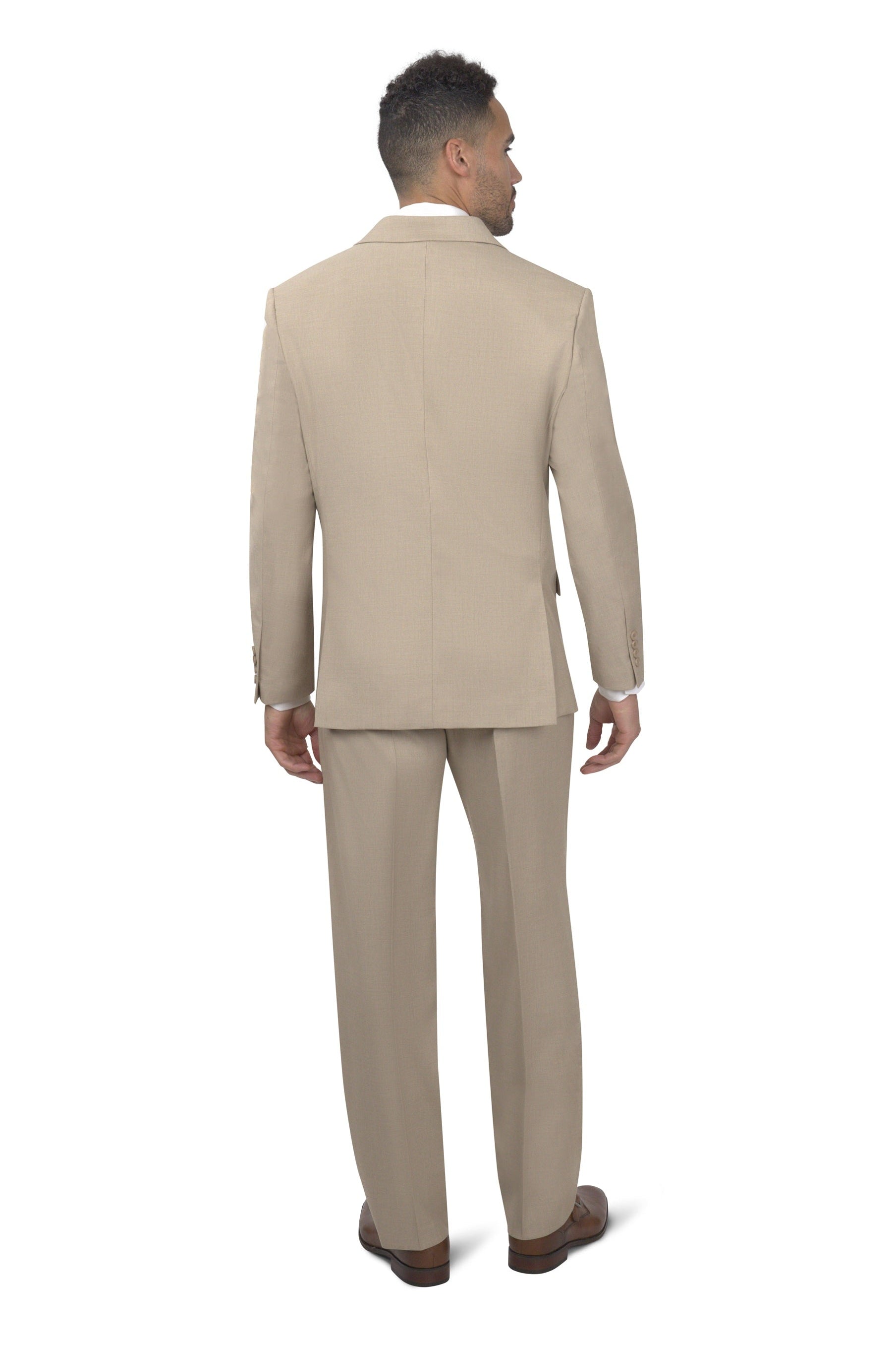 BERGAMO ELEGANT - Double Breasted Beige Suit MARCO.