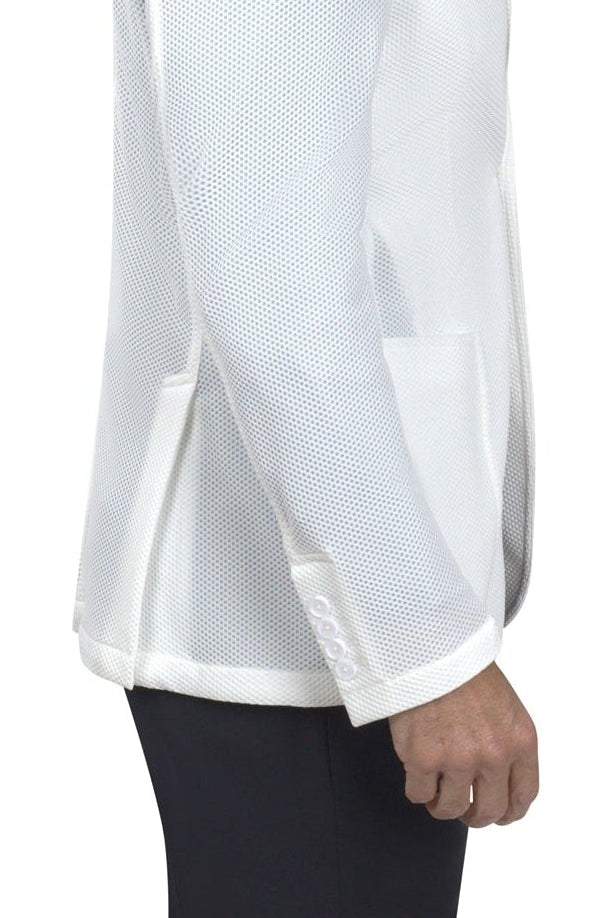 BERGAMO ELEGANT - Stretch Jacket White 6609500