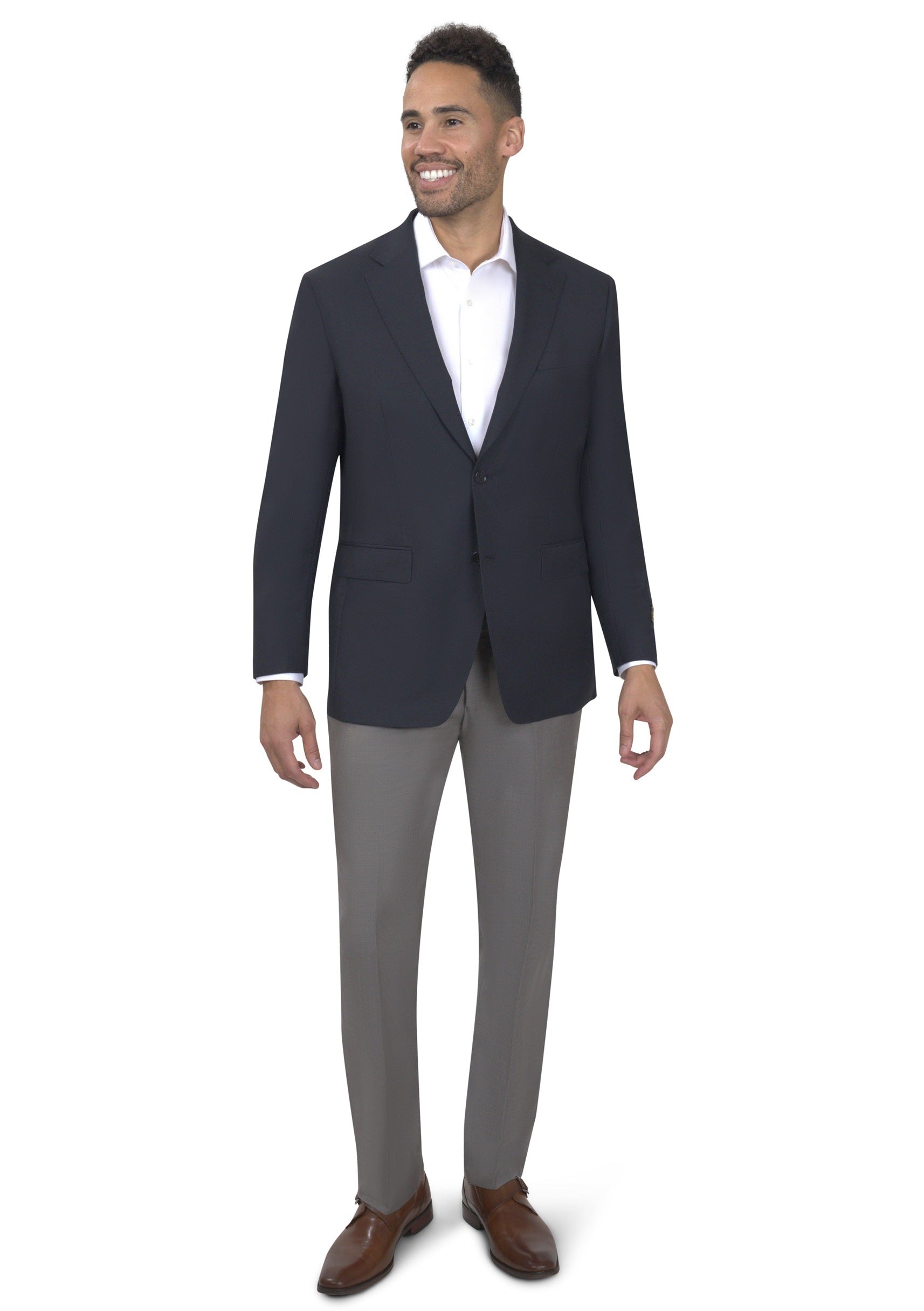 BERGAMO ELEGANT - Wool Black Blazer 10147.001-15