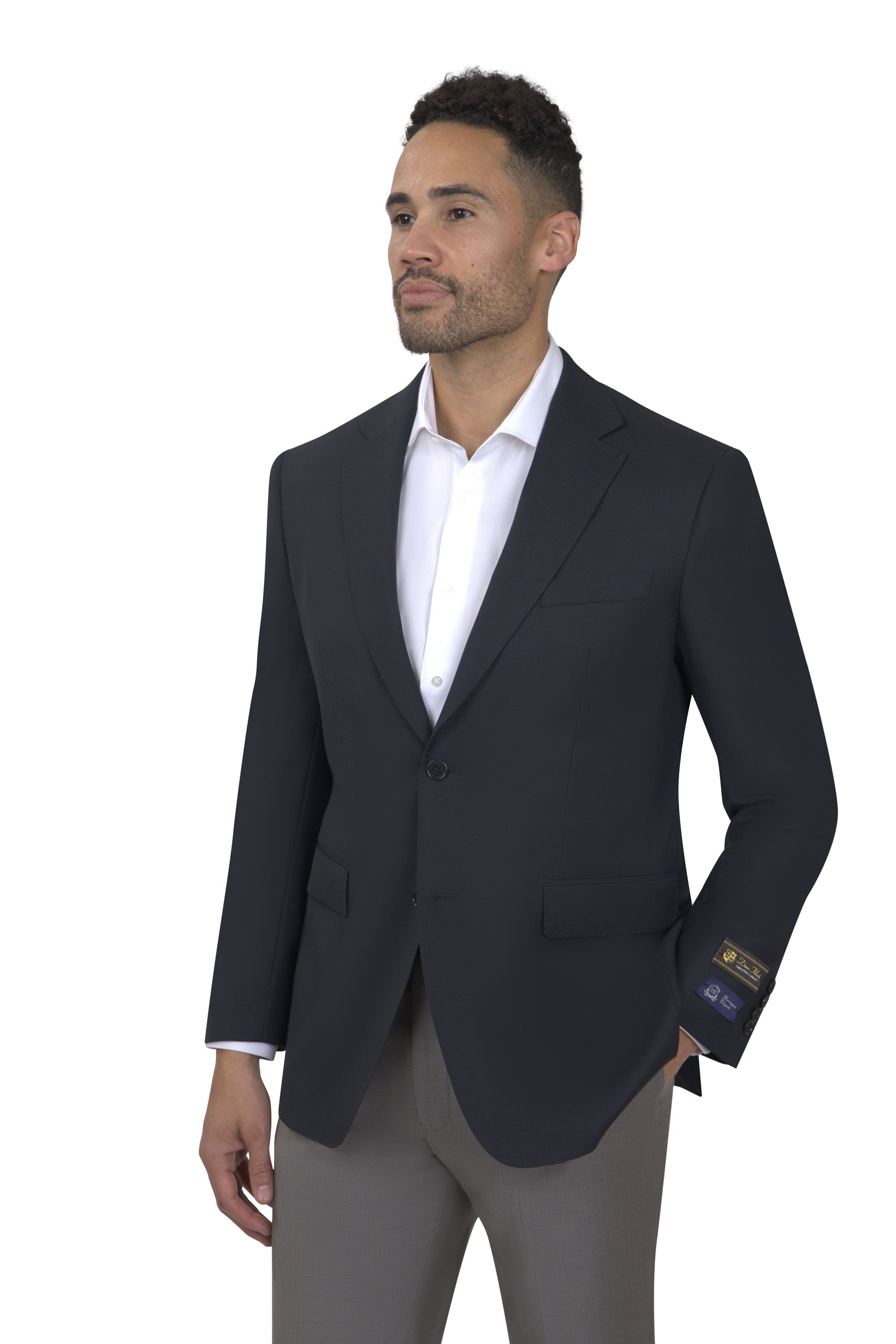 BERGAMO ELEGANT - Wool Black Blazer 10147.001-15