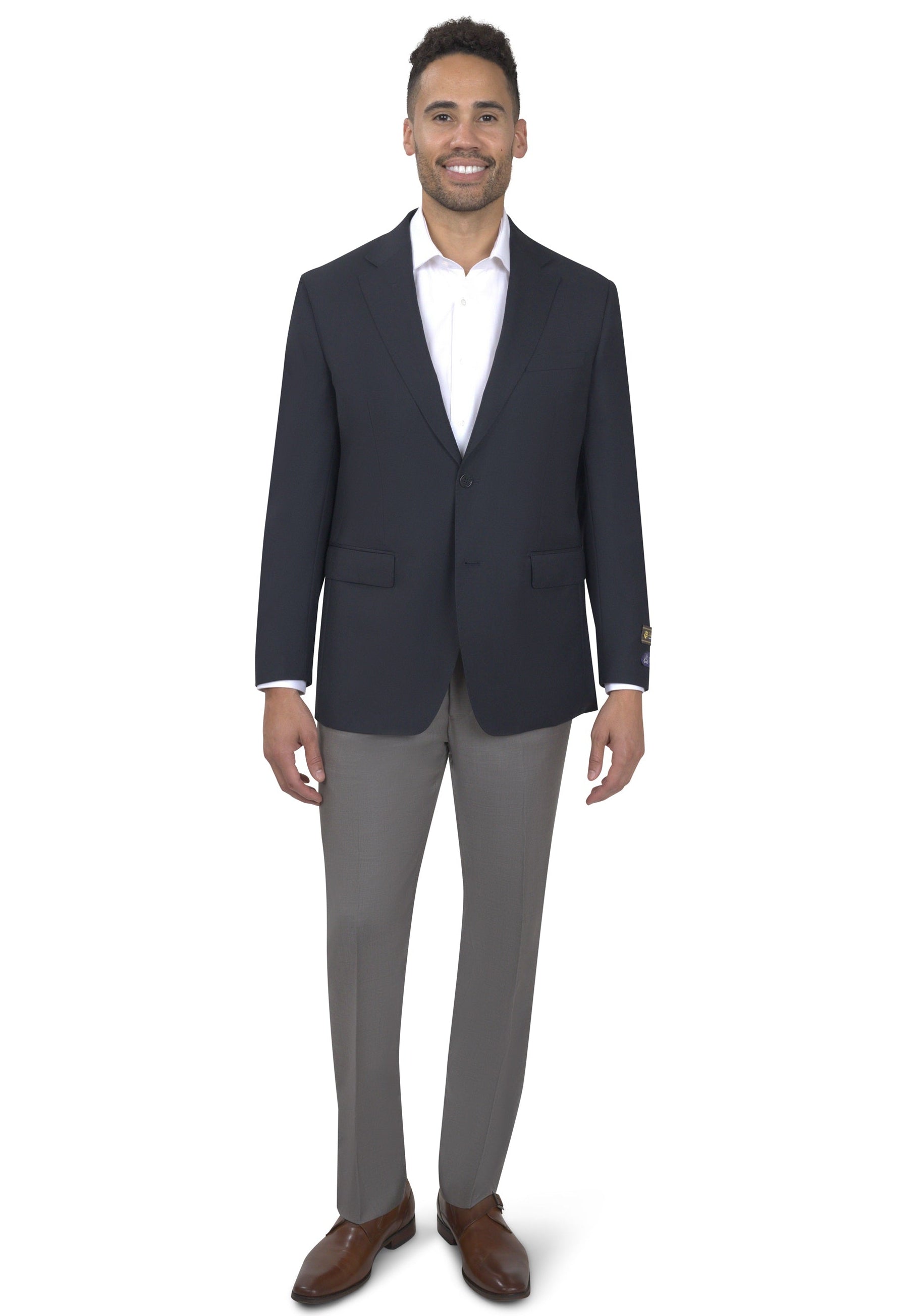 BERGAMO ELEGANT - Wool Black Blazer 10147.001-15